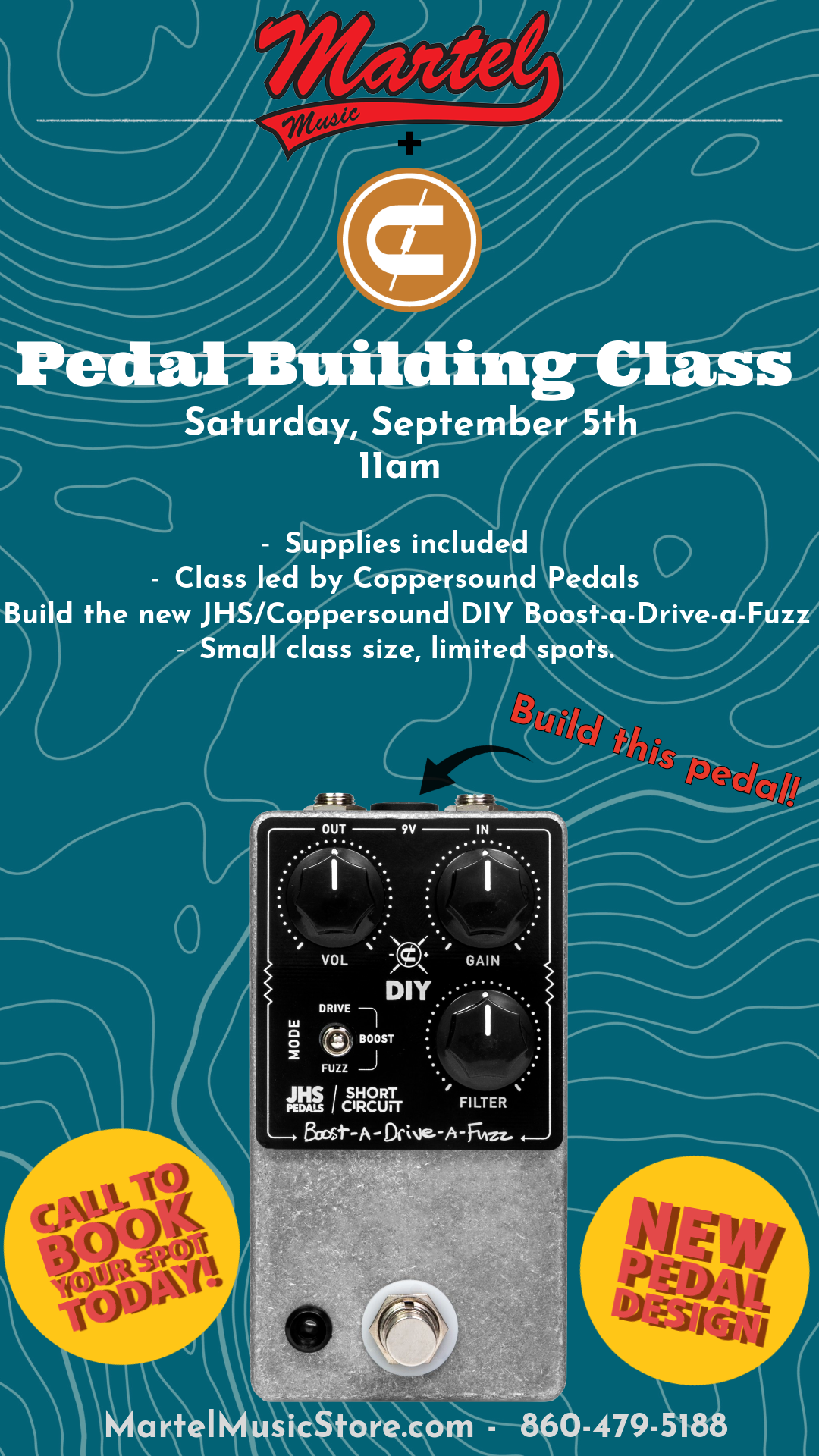 DIY Pedal Building Class: Now Booking