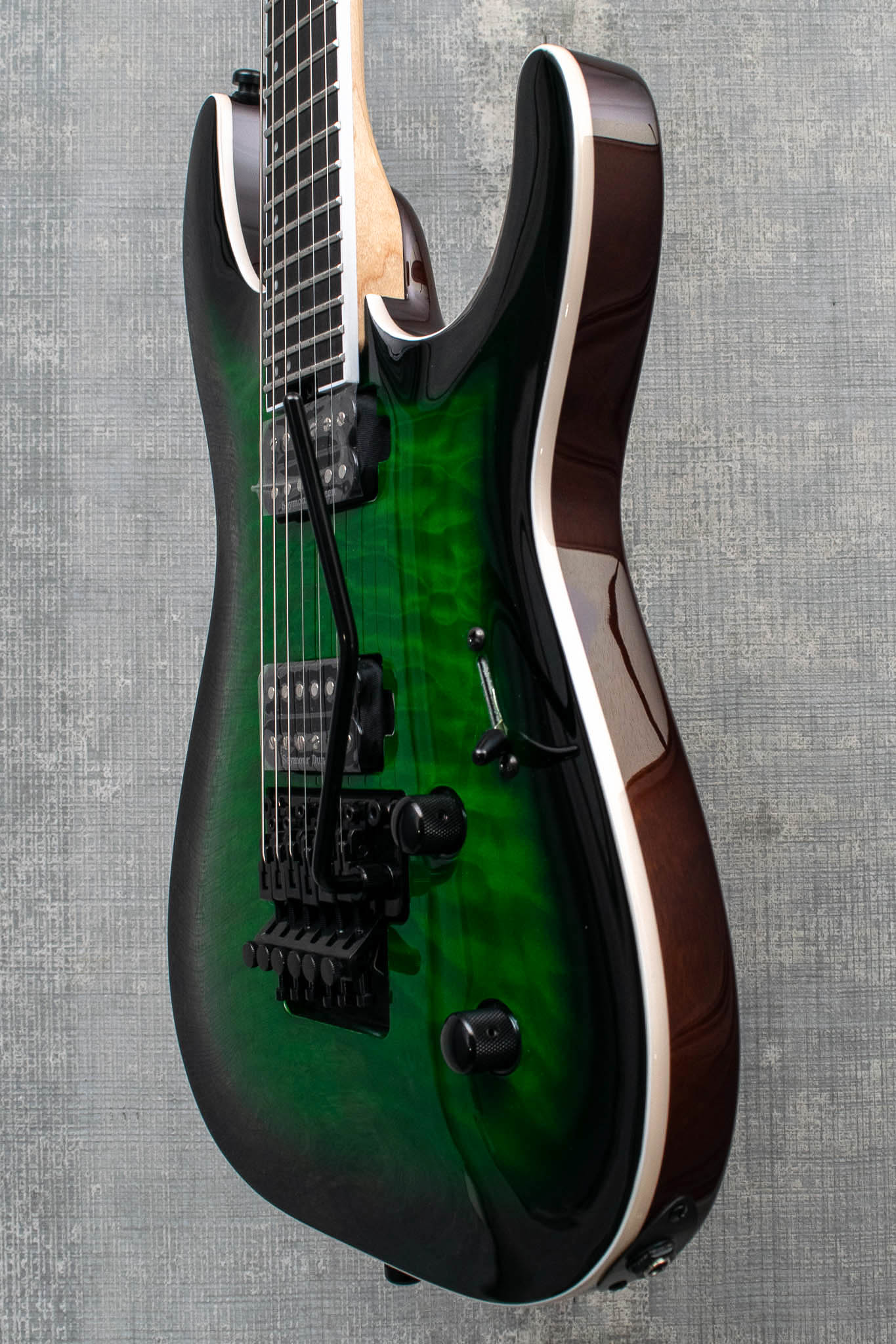 Jackson Pro Plus Series Dinky DKAQ Emerald Green Guitar