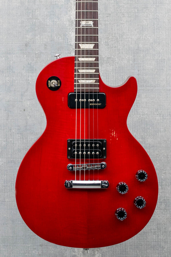 Used Gibson Les Paul Futura Min-ETune Electric Guitar (2014)-Brilliant Red