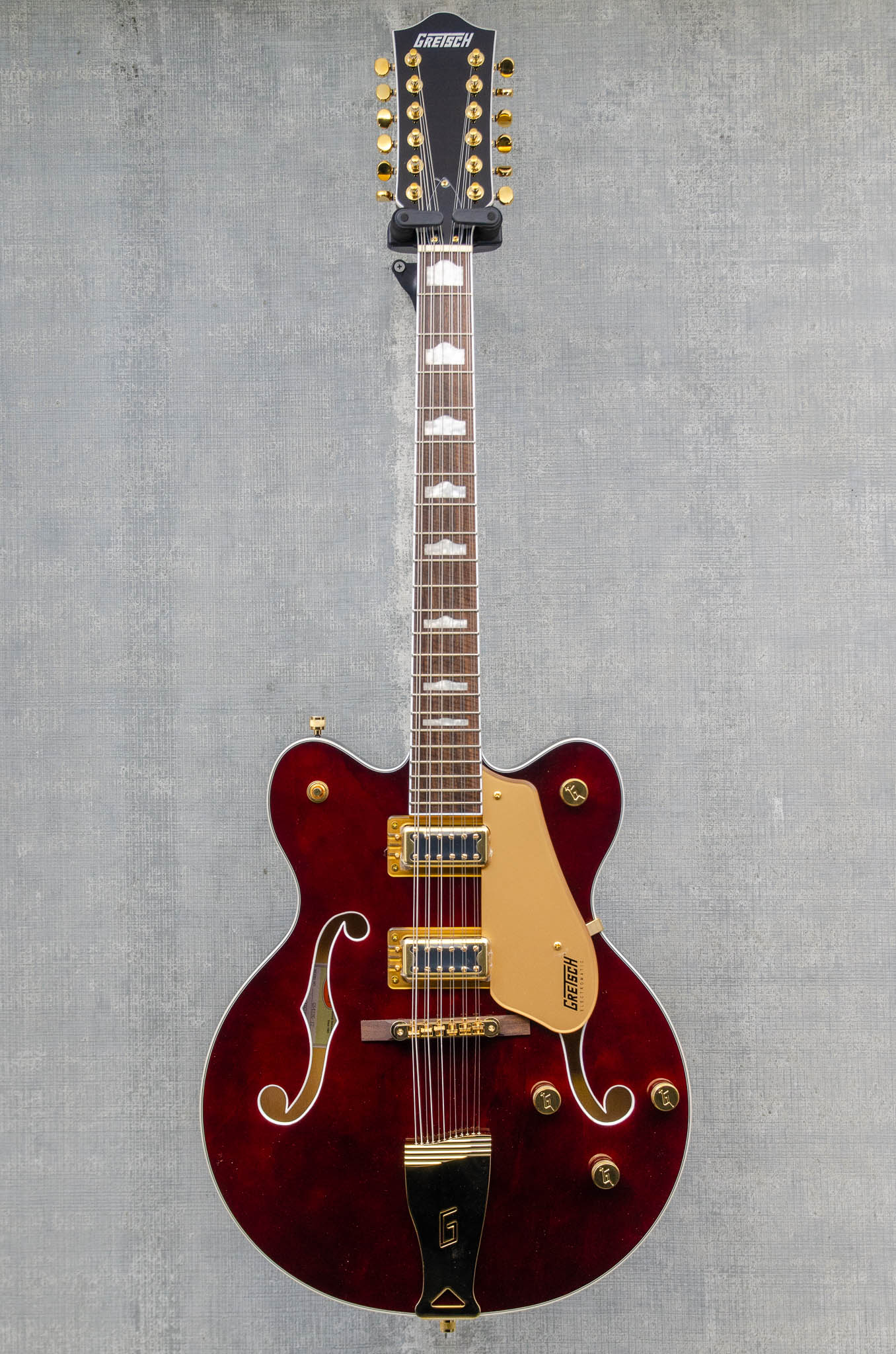 Gretsch G5422G-12 Electromatic Classic Hollow Body Double-Cut 12-String Walnut Stain Gold Hardware Guitar