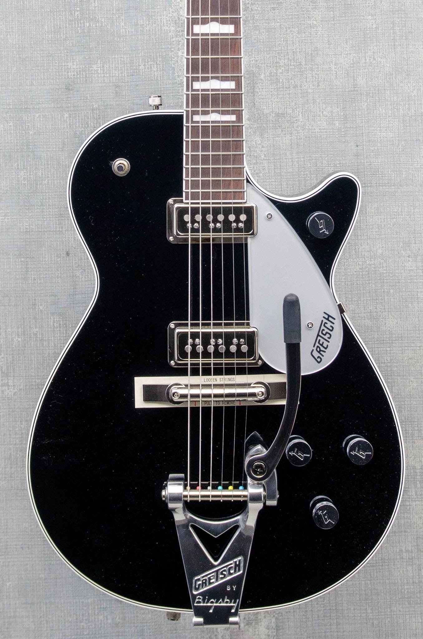 Gretsch G6128T-GH George Harrison Signature Duo Jet with Bigsby Black Guitar