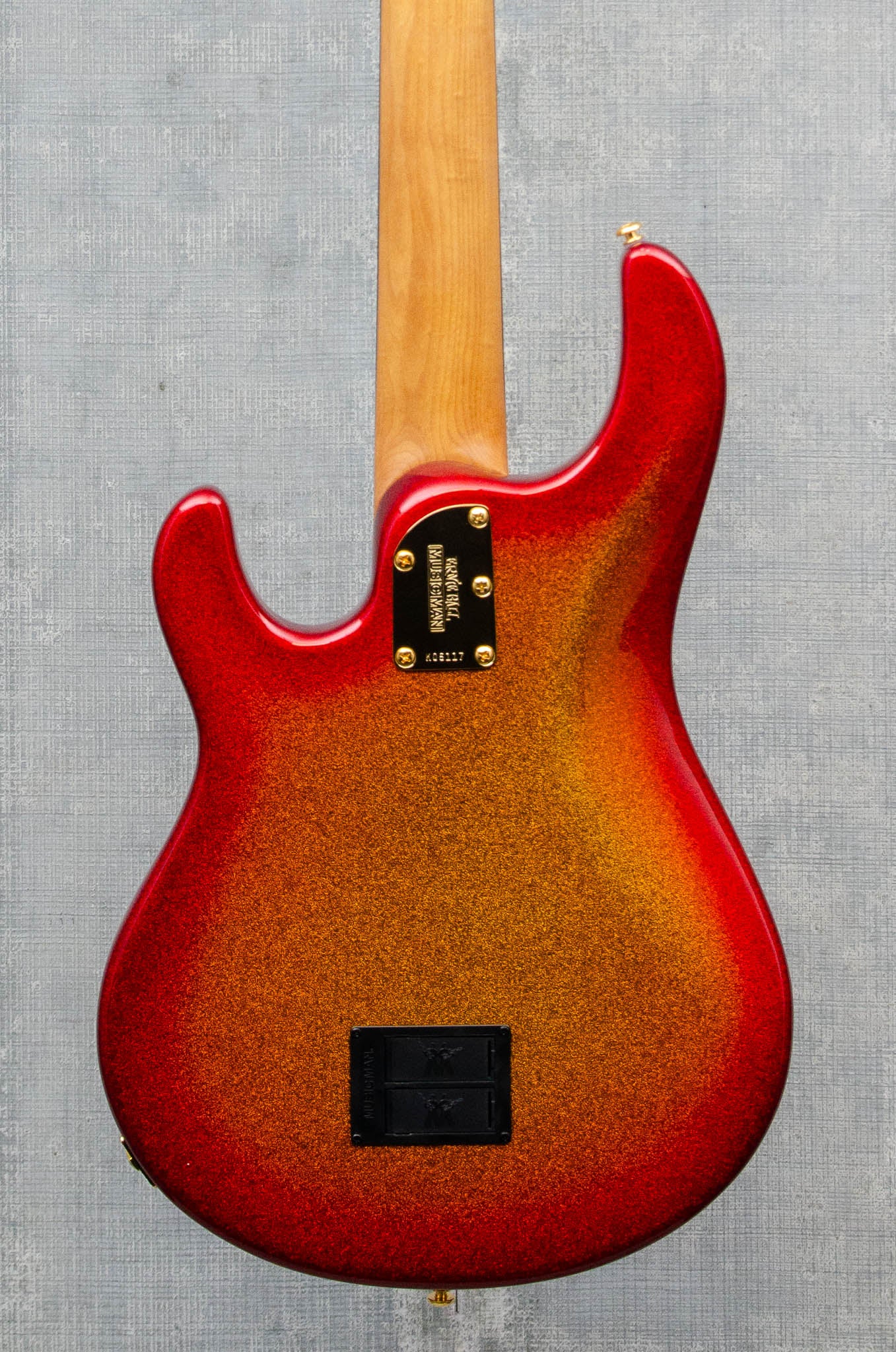 Ernie Ball Music Man StingRay 5H Special in Cherry Punch Bass MINT