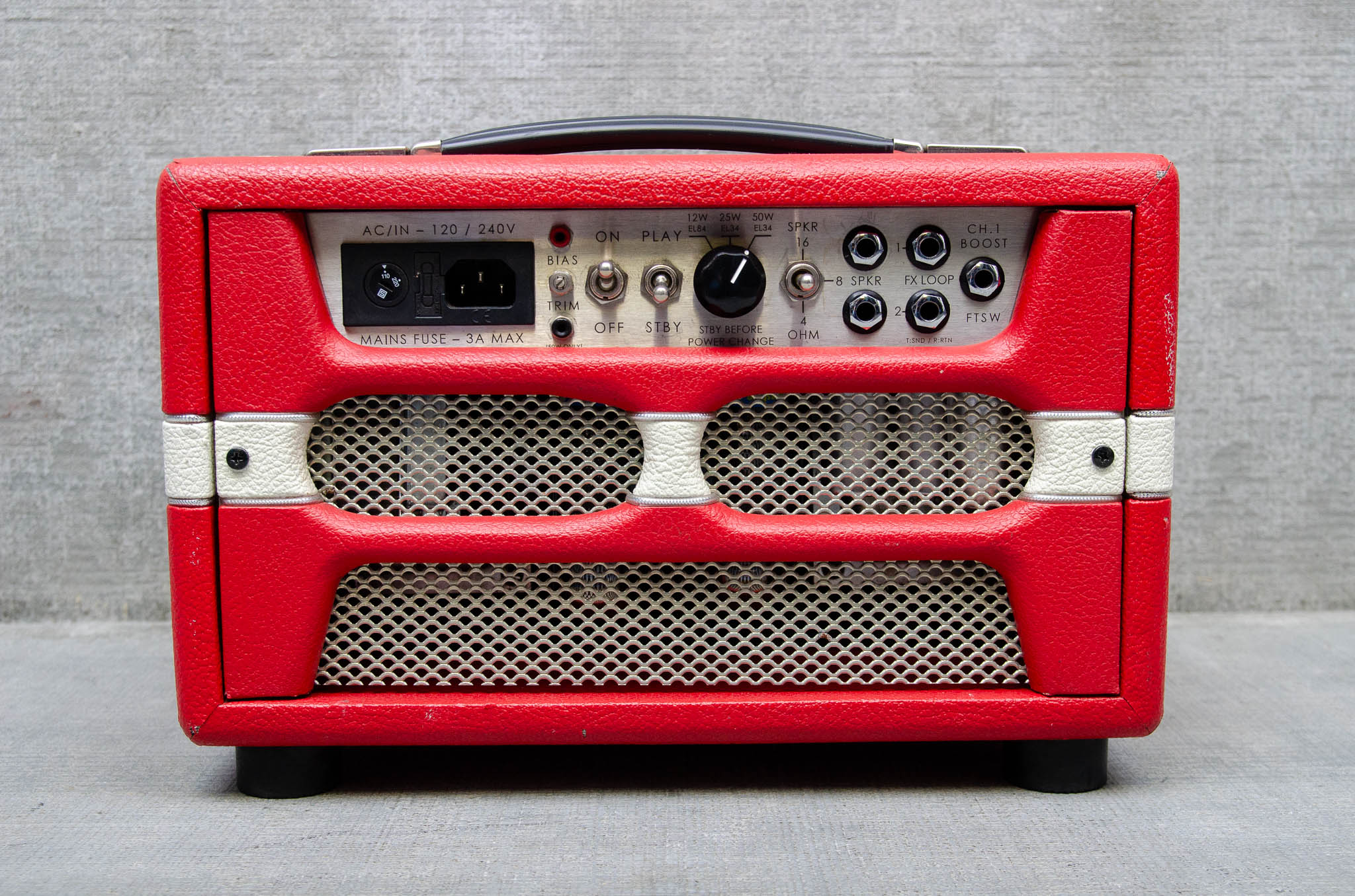 Used Jackson Ampworks Britain 3.0 Head Only Deep Red Vinyl
