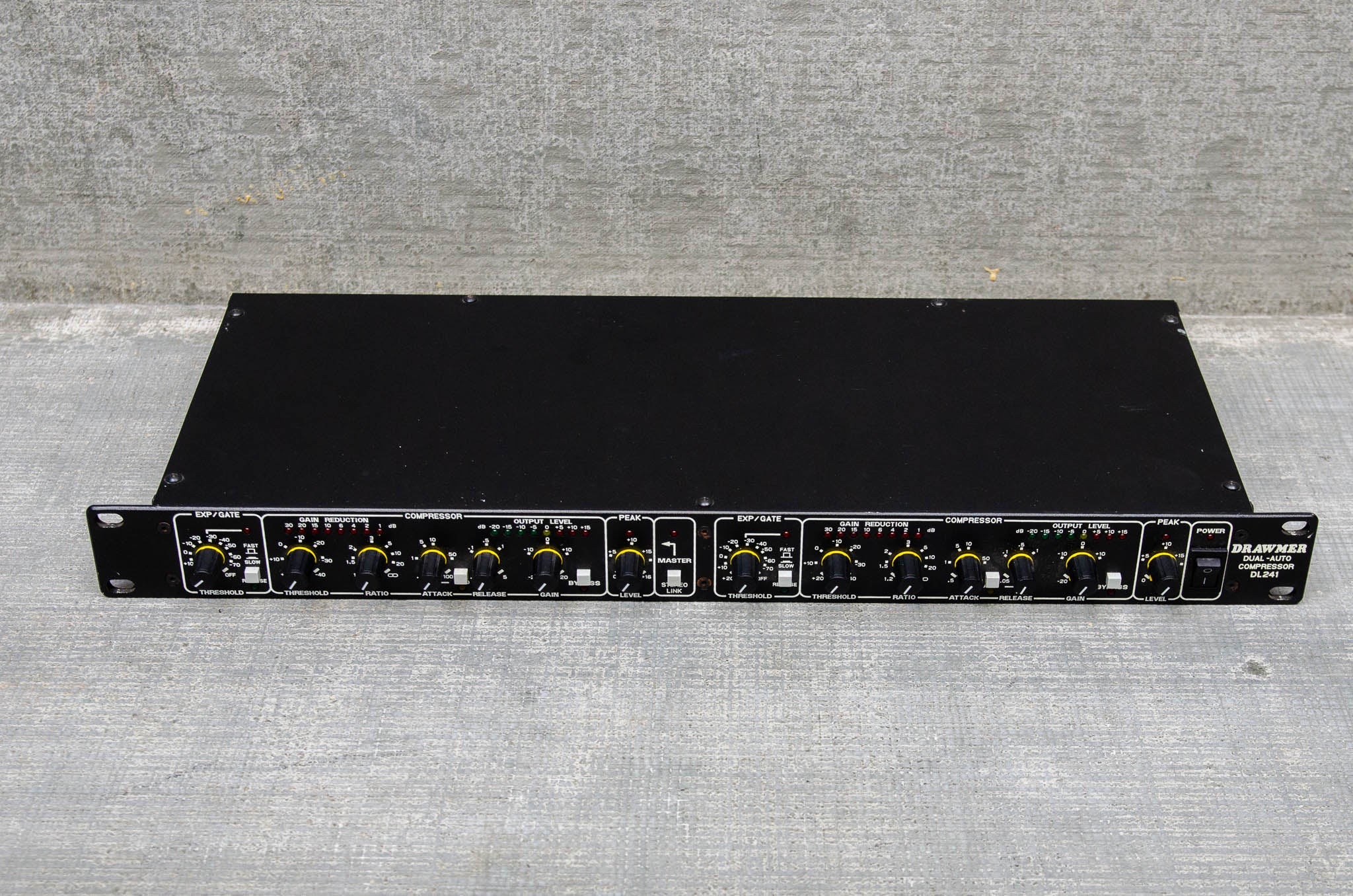 Used Drawmer DL241XLR Dual Auto Compressor