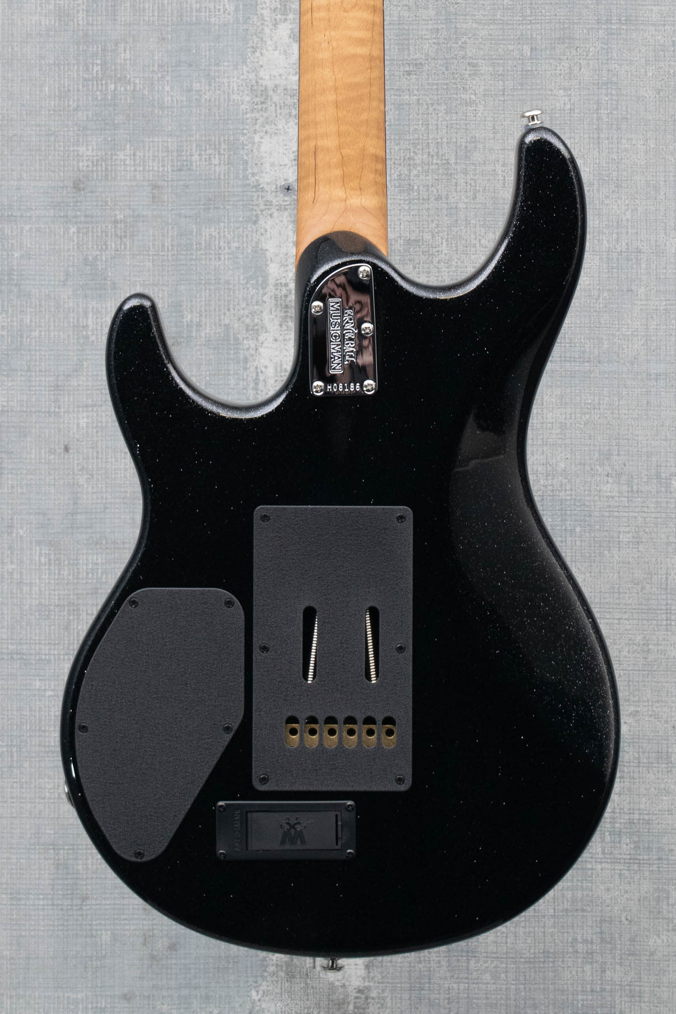 Ernie Ball Music Man Luke 4 HH - Black Sparkle