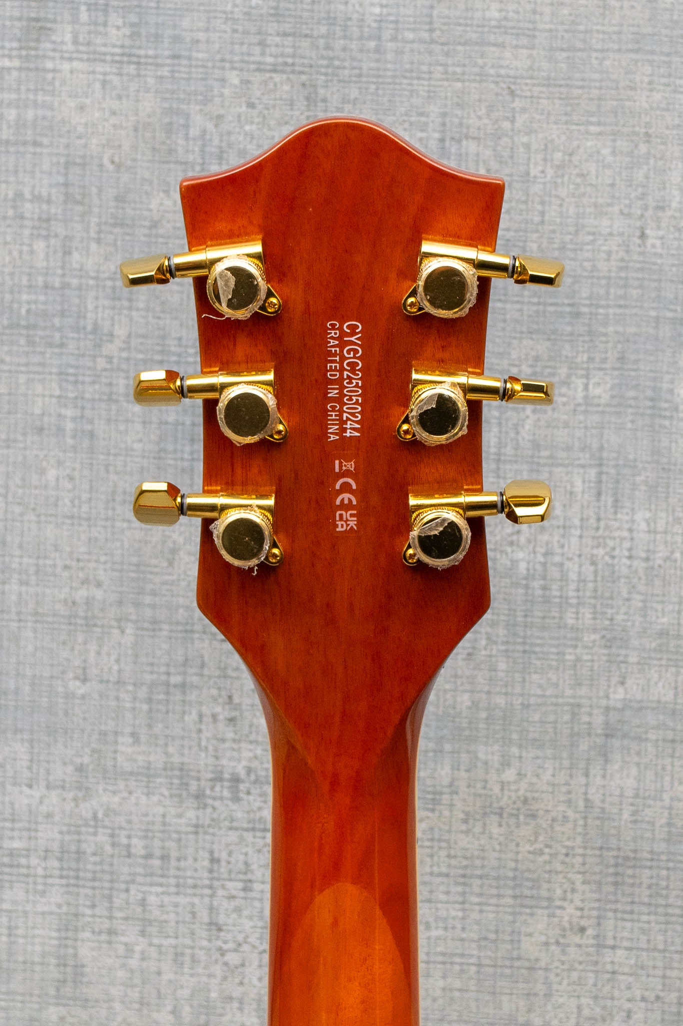 Gretsch Electromatic LTD Flame Okoume Broadkaster Double-Cut with Bigsby Roundup Orange MINT