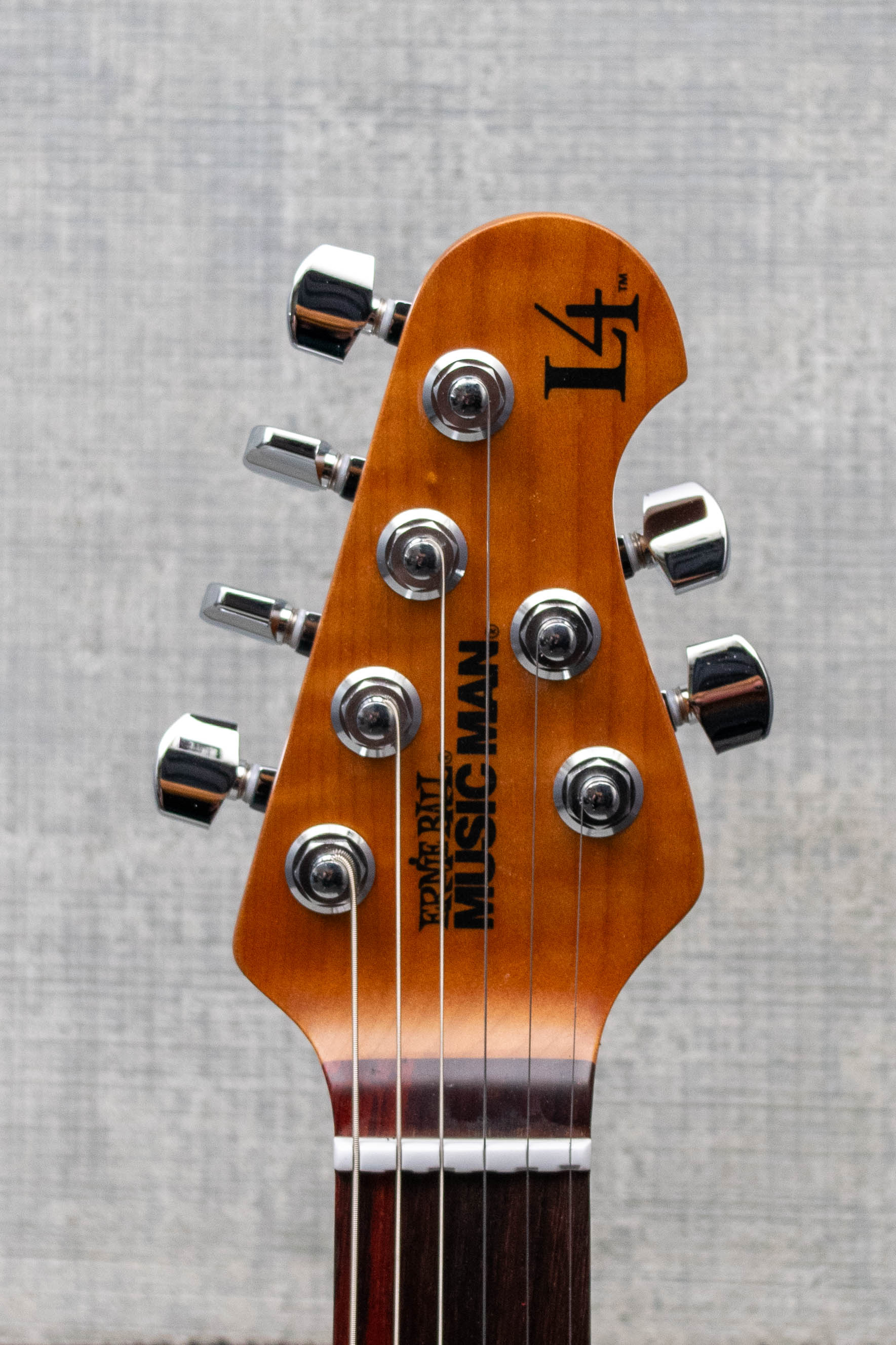 Ernie Ball Music Man Luke 4 HH Maple Top Grape Slushie