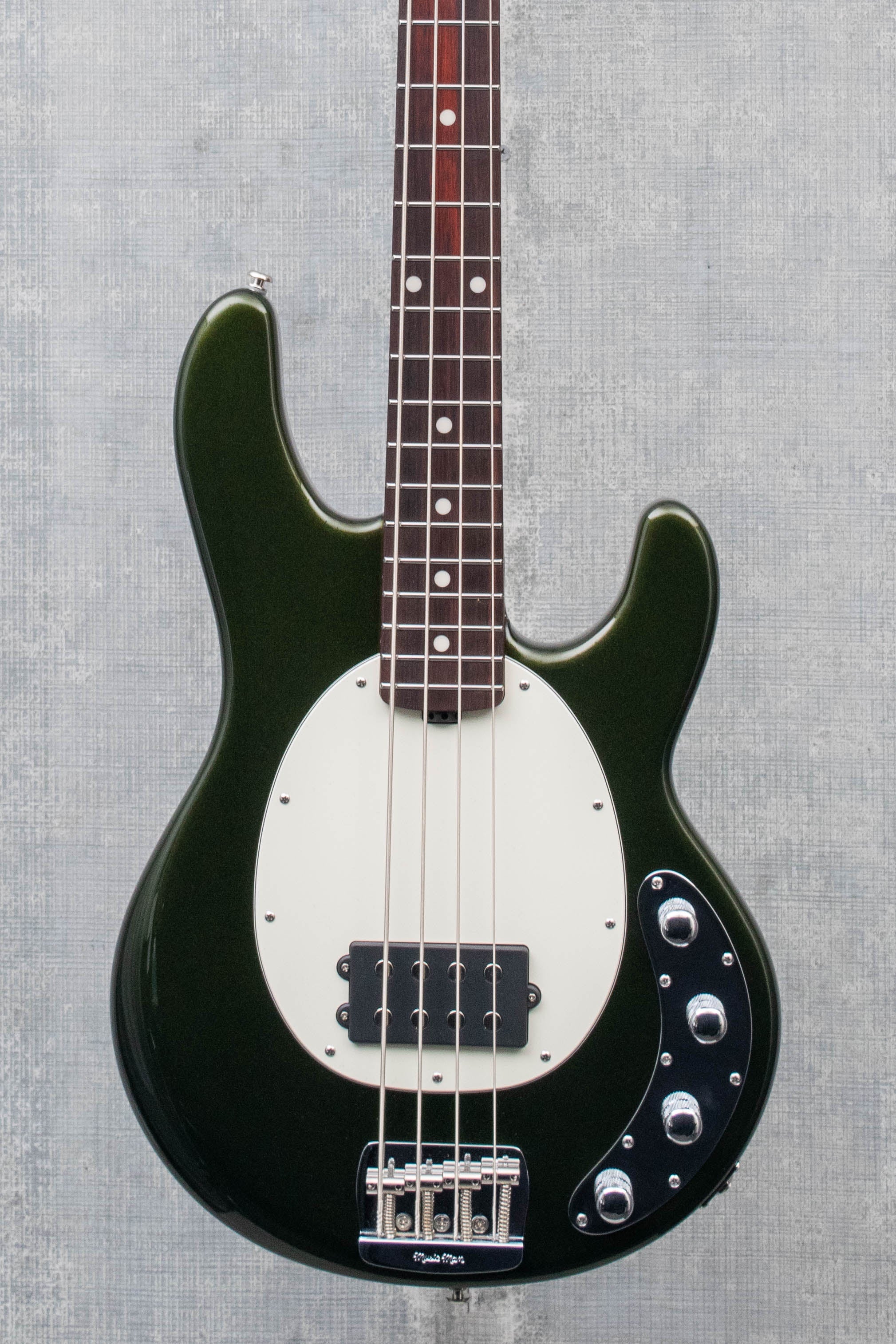 Used Ernie Ball Music Man StingRay Special H Fallout Green Mint
