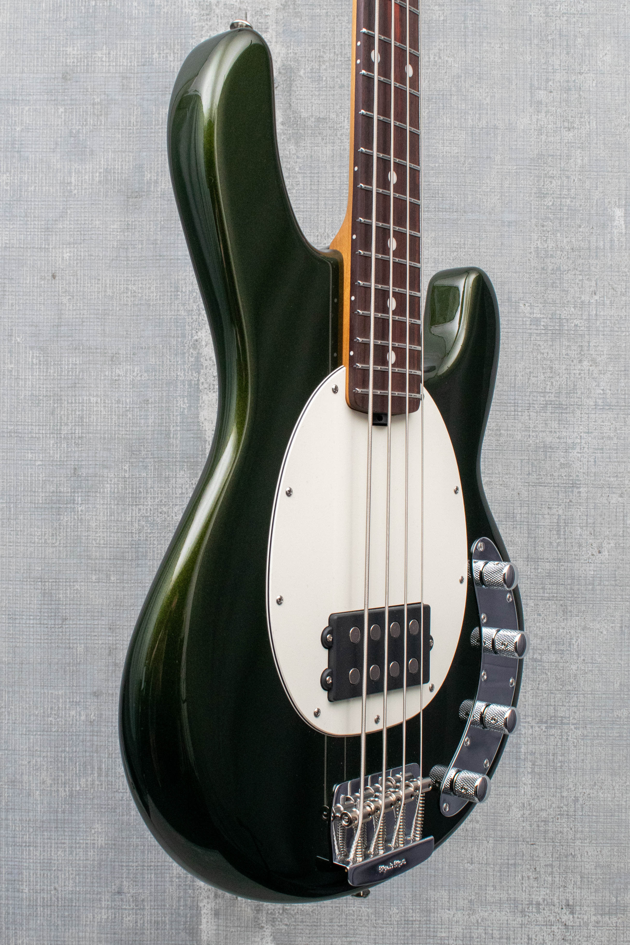 Used Ernie Ball Music Man StingRay Special H Fallout Green Mint