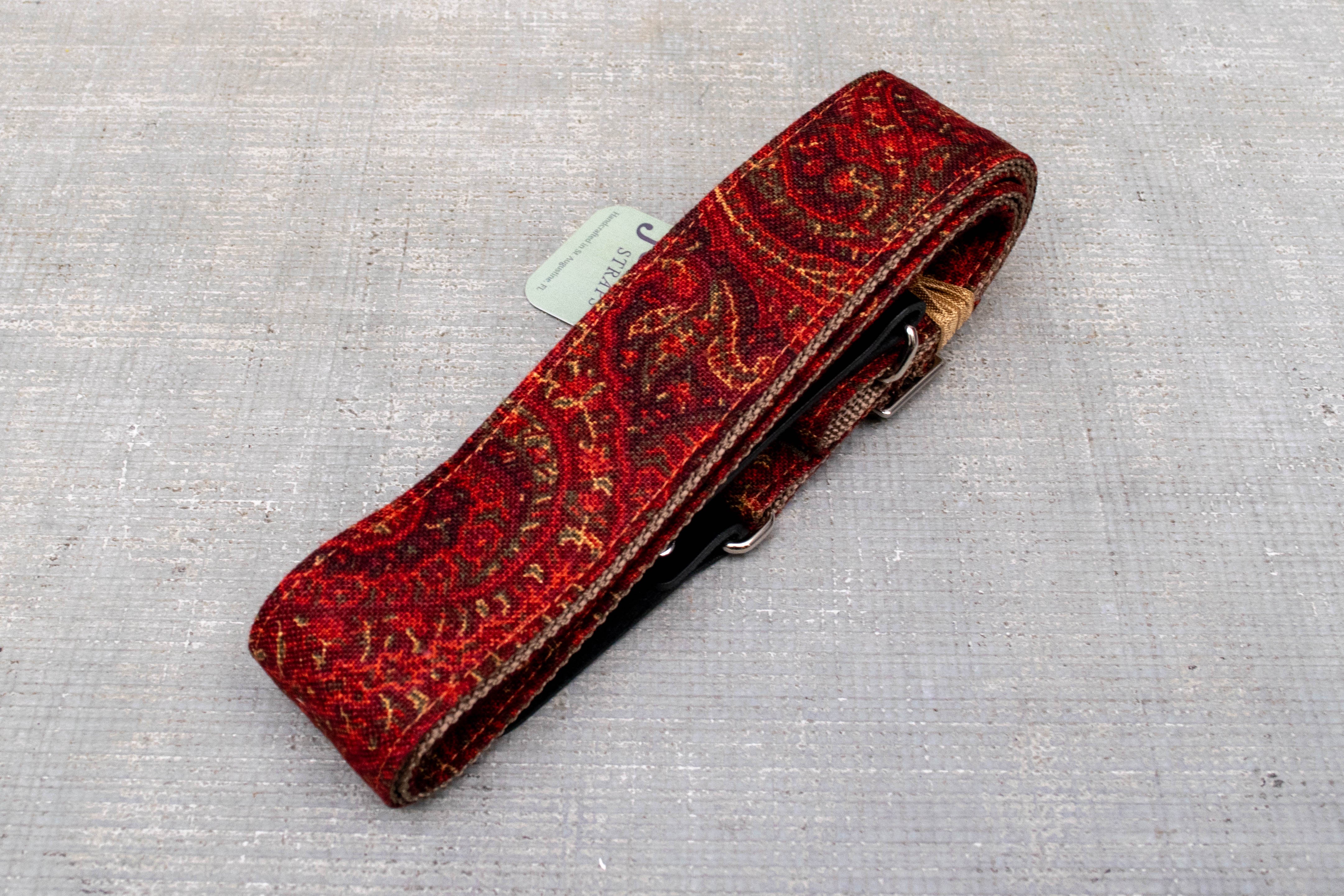 Josey Straps Cardinal Guitar Strap