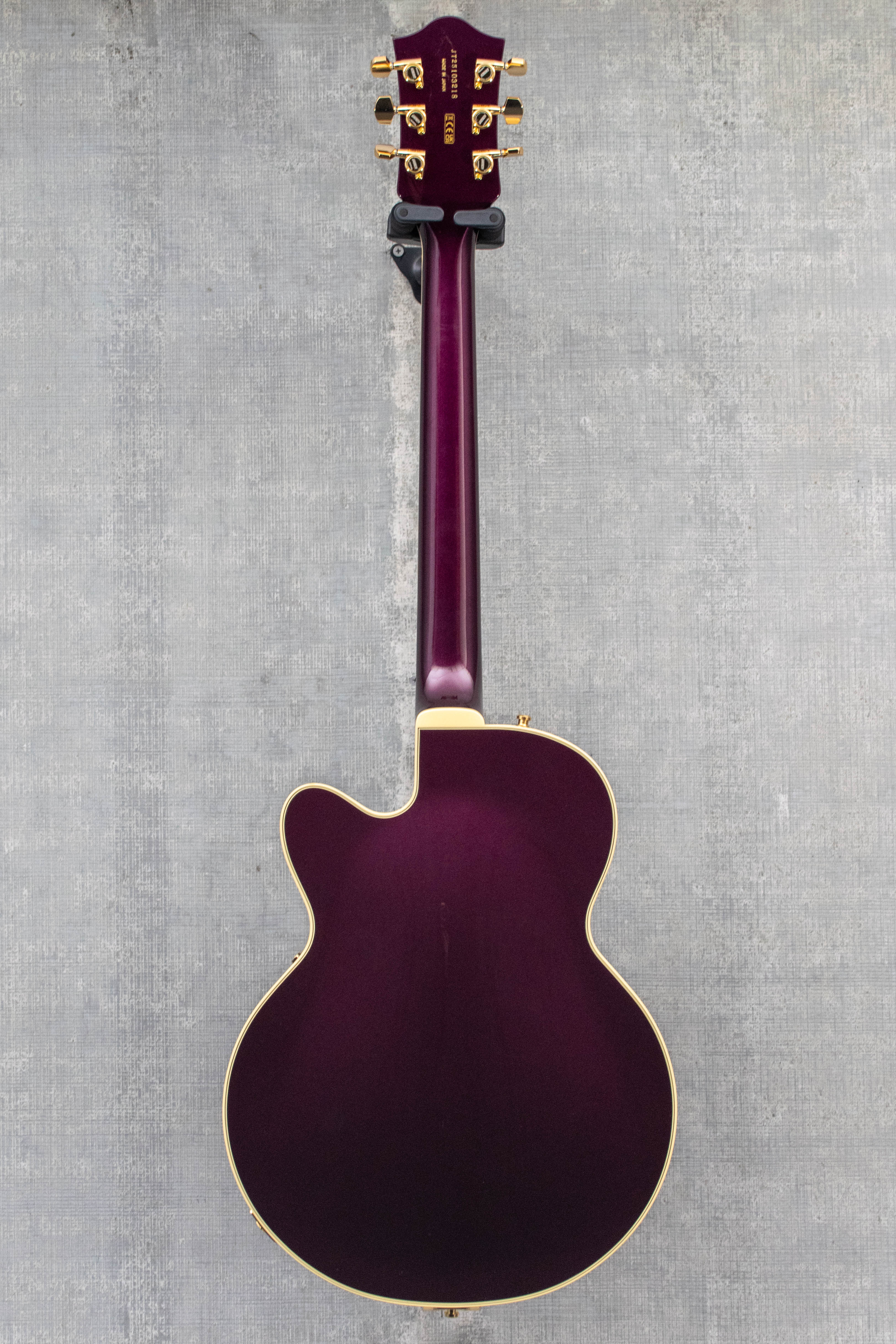 Gretsch Broadkaster® Jr. LX Center Block with String-Thru Bigsby® and Gold Hardware, Ebony Fingerboard, Blackberry