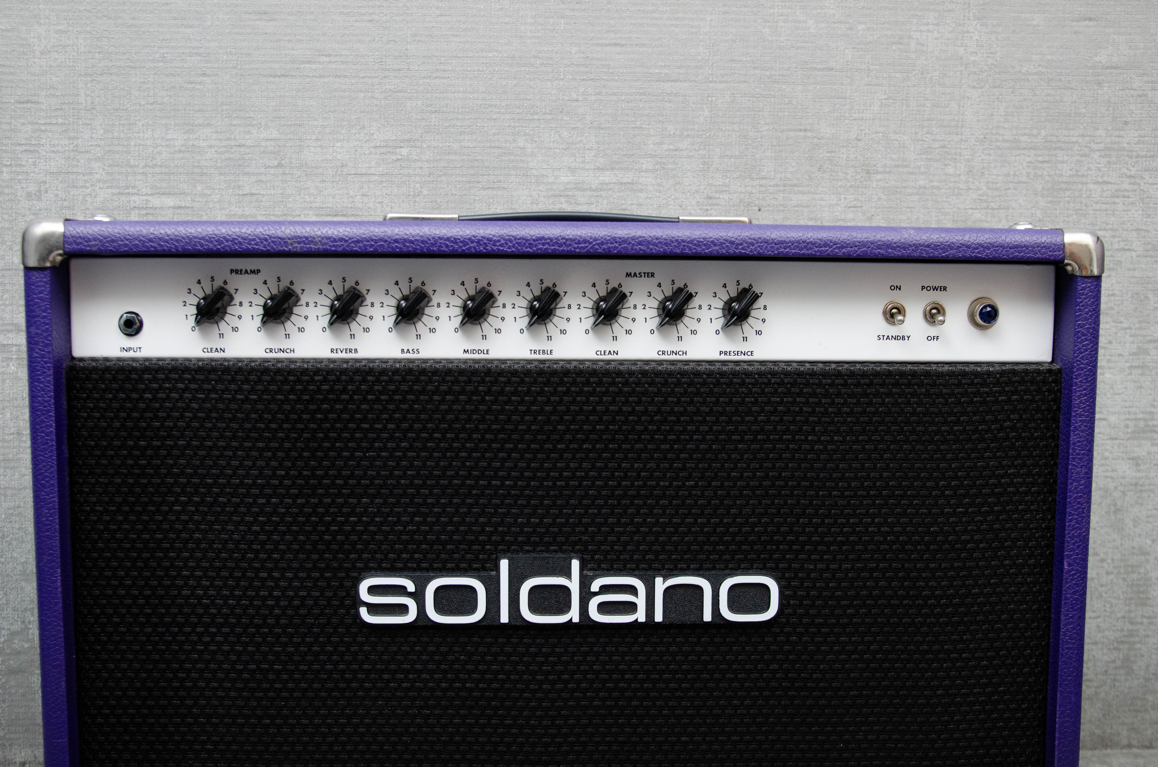 Used Soldano Reverb-O-Sonic 50-Watt 2x12 Combo - Purple
