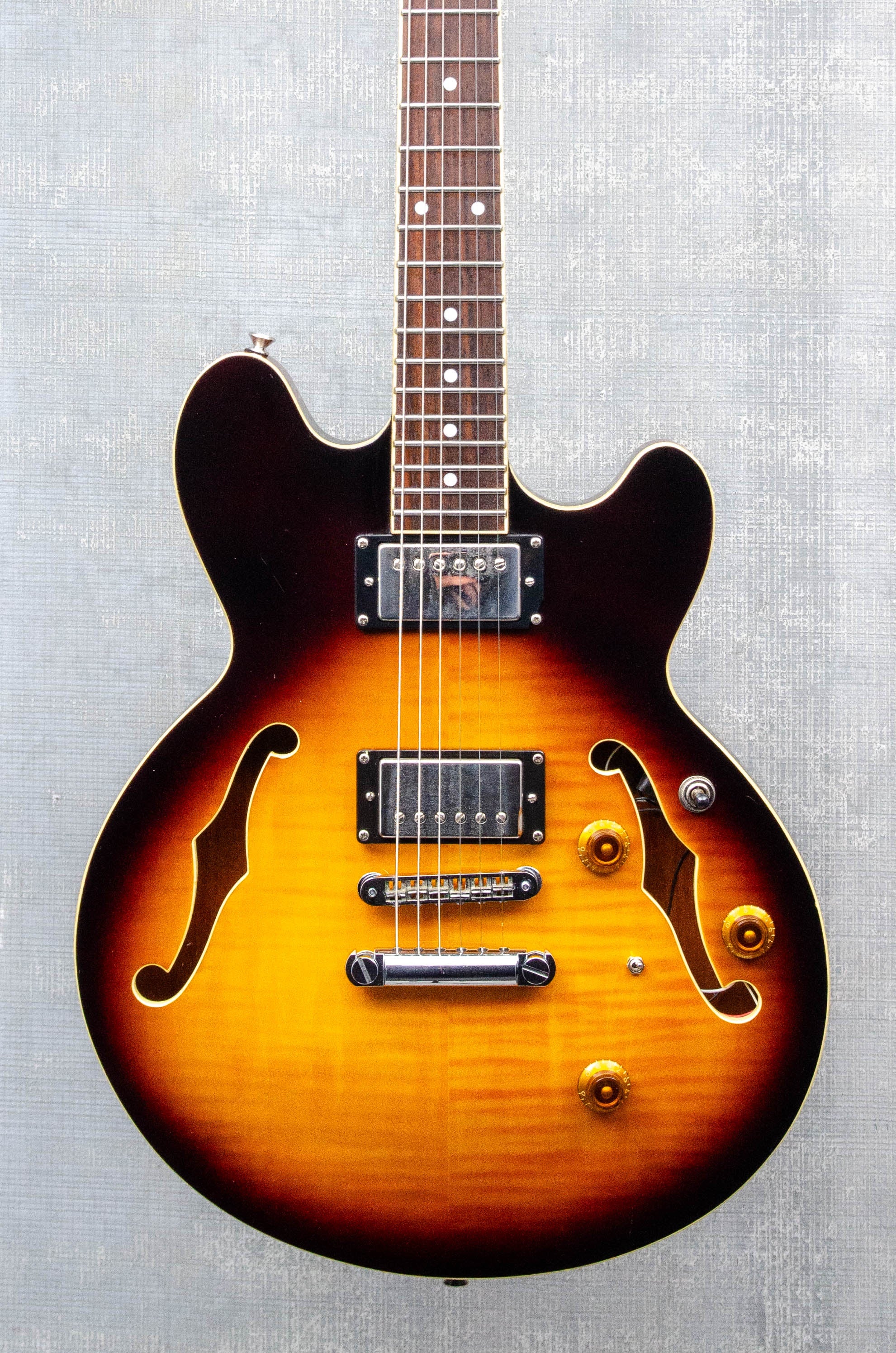 Used Vintage ( John Hornby Skewes) AV3 Semi-Hollow Electric - Sunburst