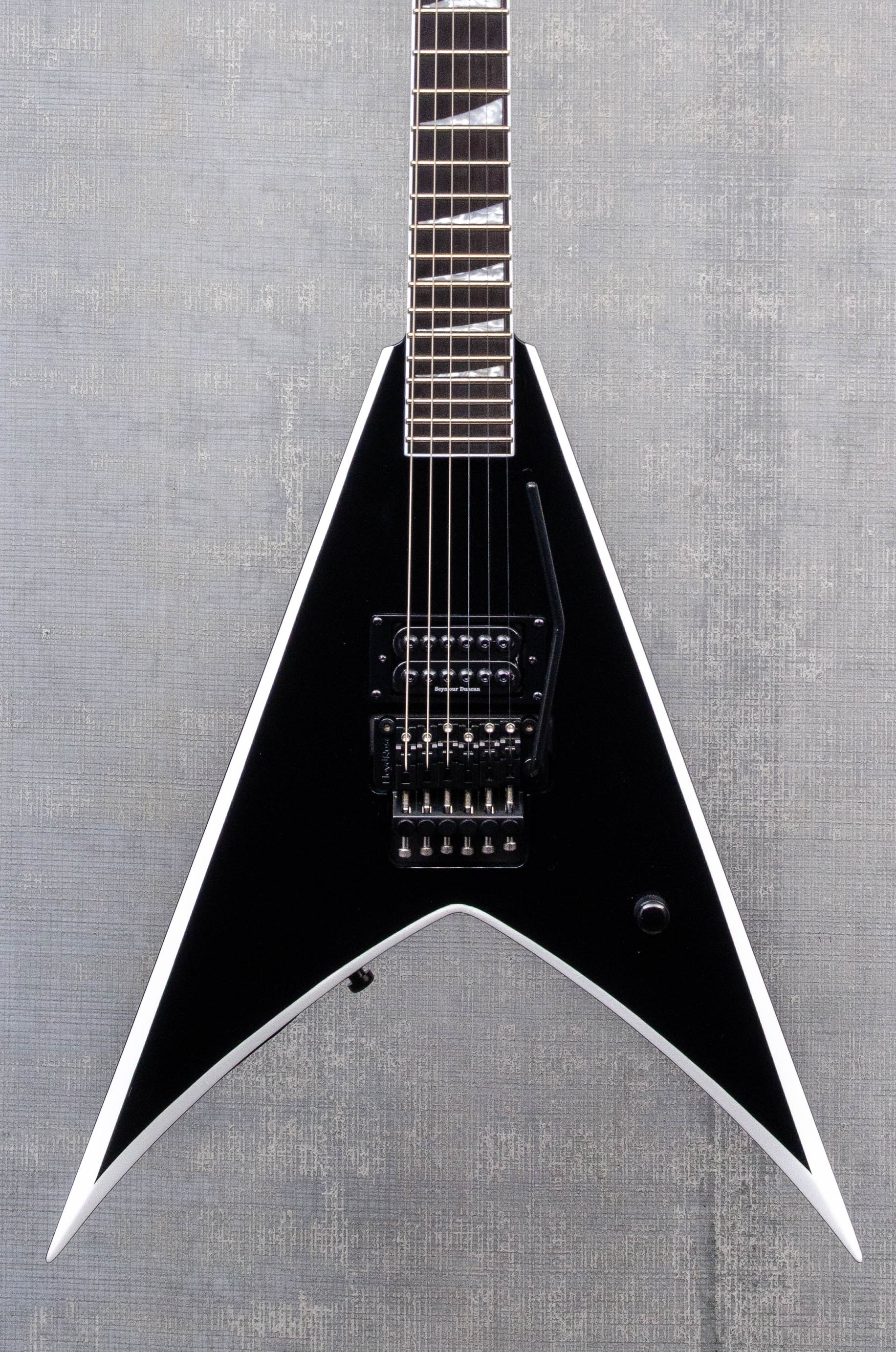Jackson Pro Series Signature Wes Borland King V™ KV - Black With White Bevels