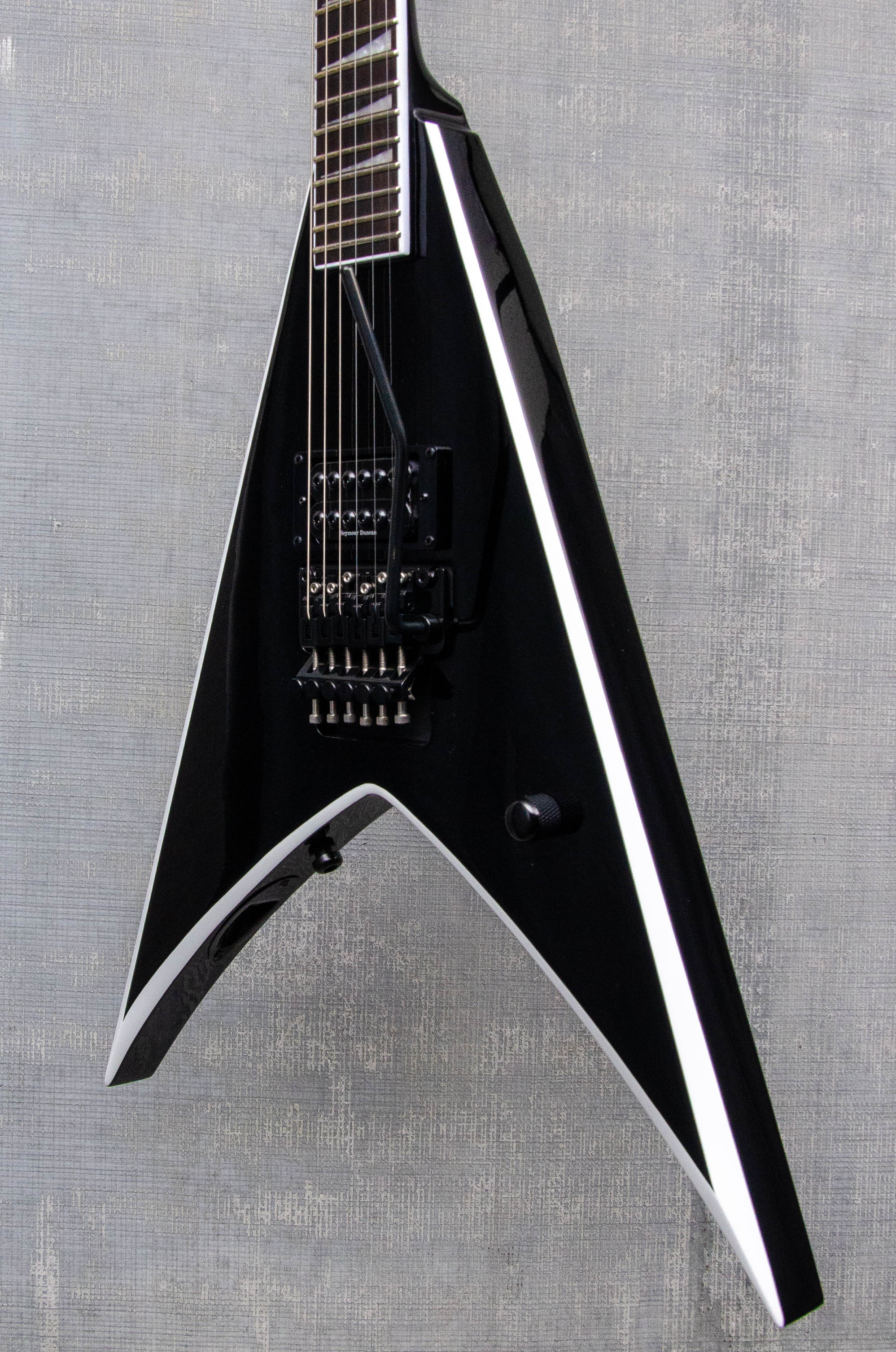 Jackson Pro Series Signature Wes Borland King V™ KV - Black With White Bevels