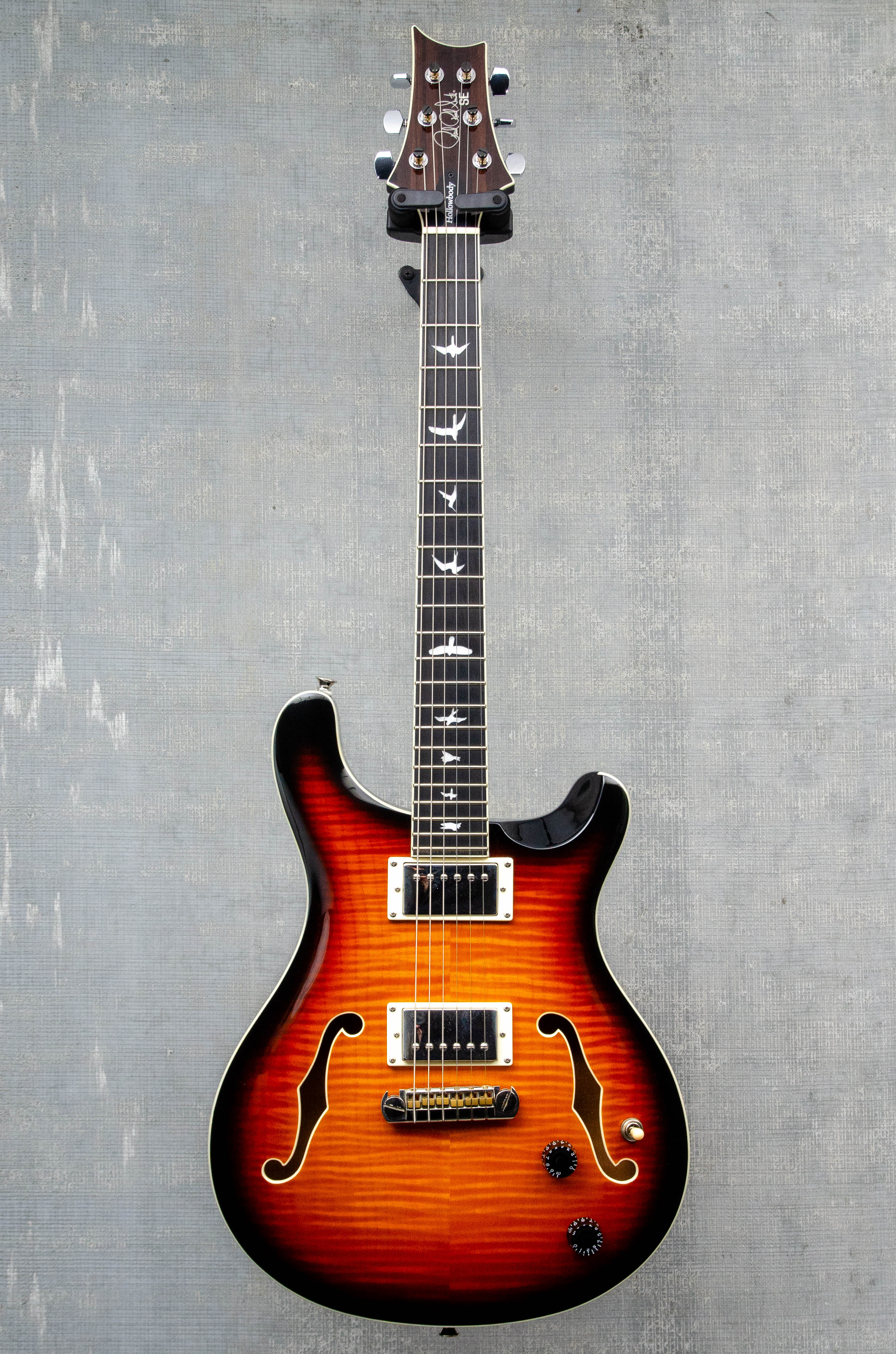 Used PRS SE Hollowbody II - Black Gold Burst