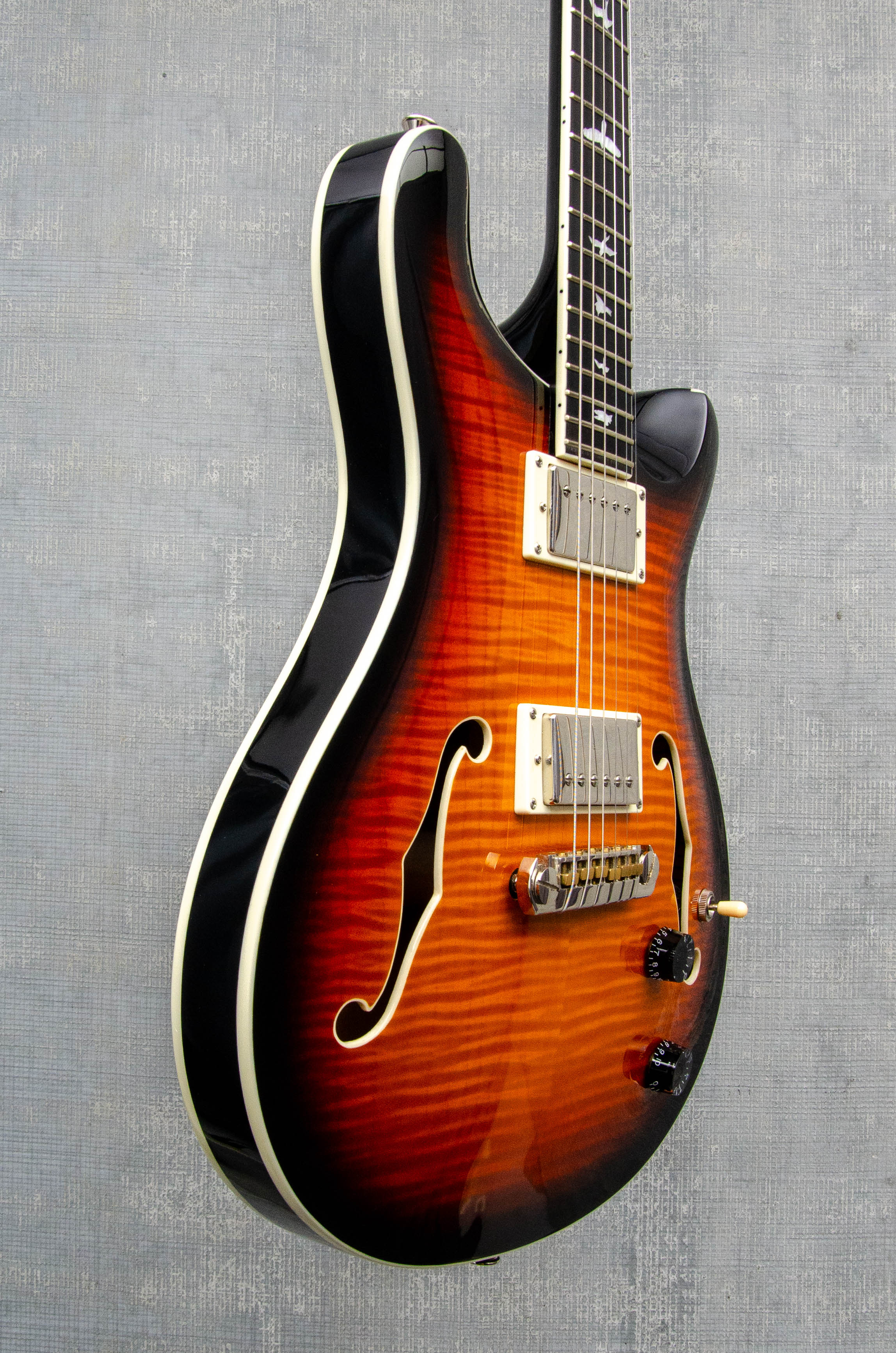 Used PRS SE Hollowbody II - Black Gold Burst