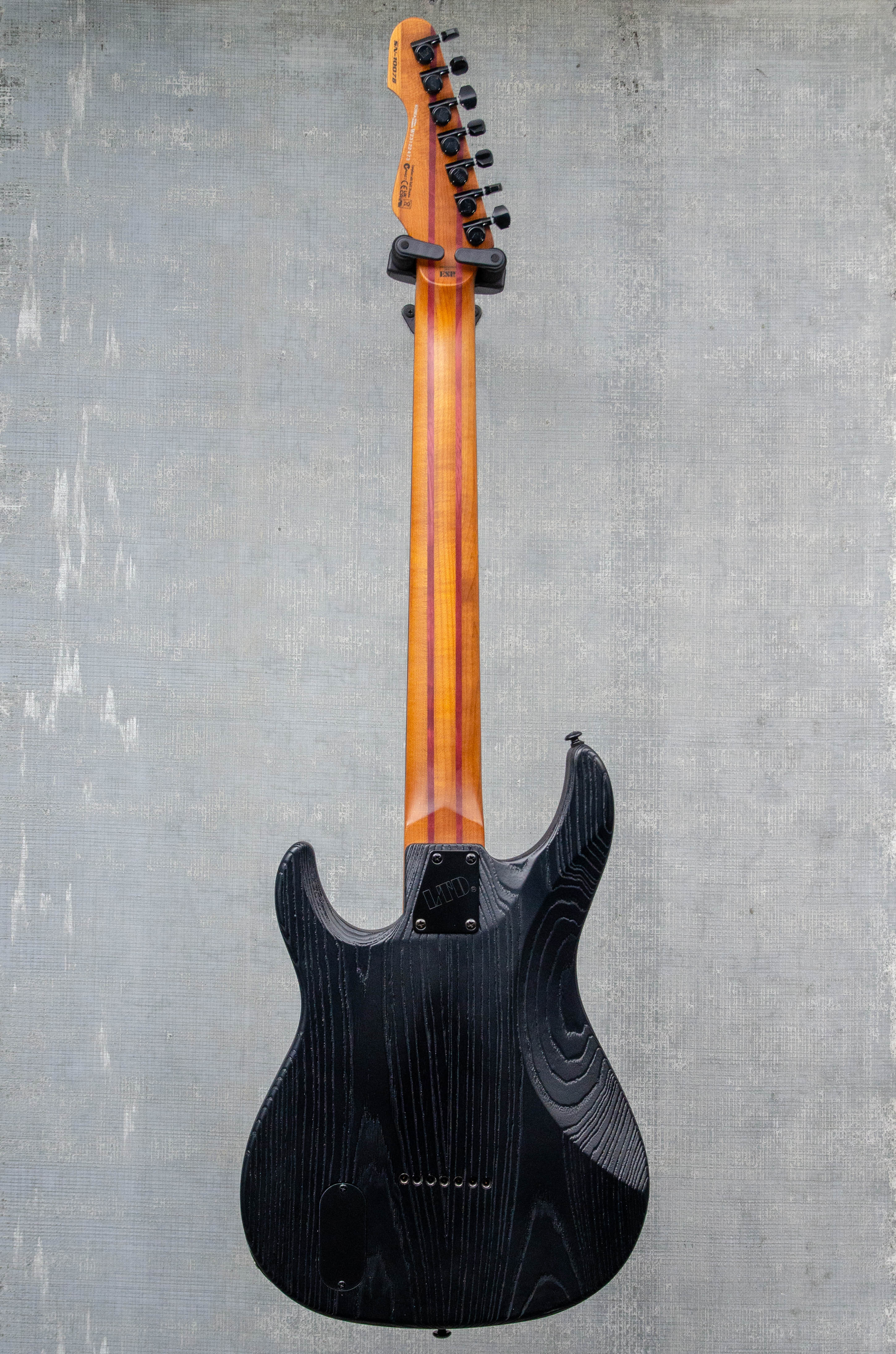 Used ESP LTD SN-1007 Baritone HT Guitar - Fireblast