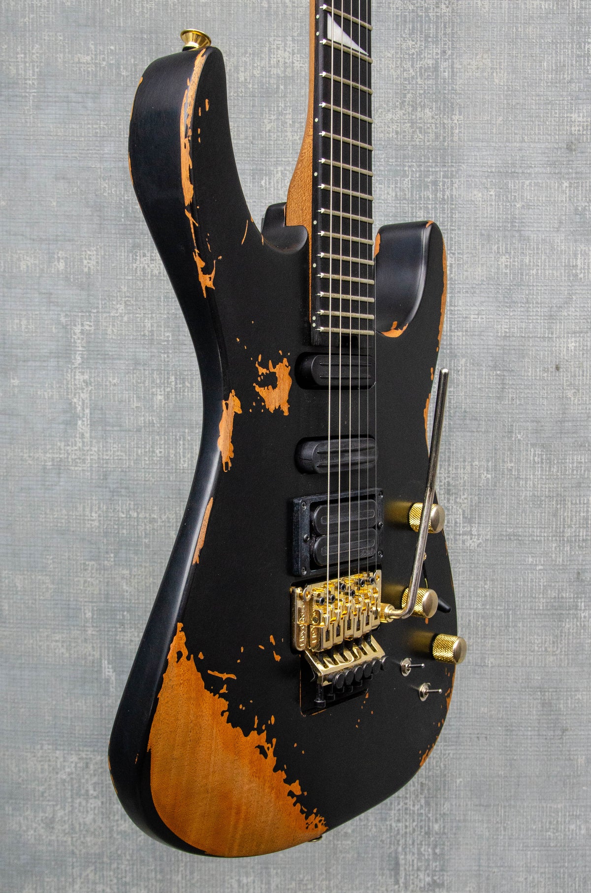 Jackson Pro Series Signature Phil Collen PC1-E, Ebony Fingerboard, Worn Black