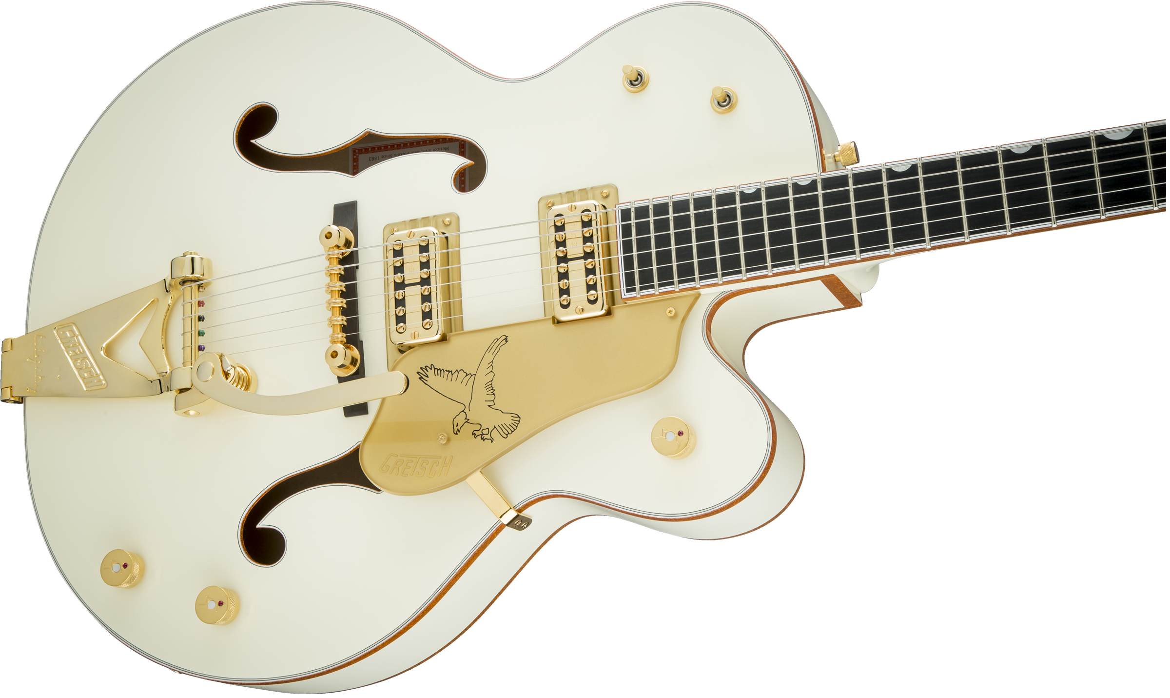 Gretsch G6136T-59 Vintage Select Edition '59 Falcon™ Hollow Body with Bigsby®, TV Jones®, Vintage White, Lacquer *Pre-Order Dec 25*