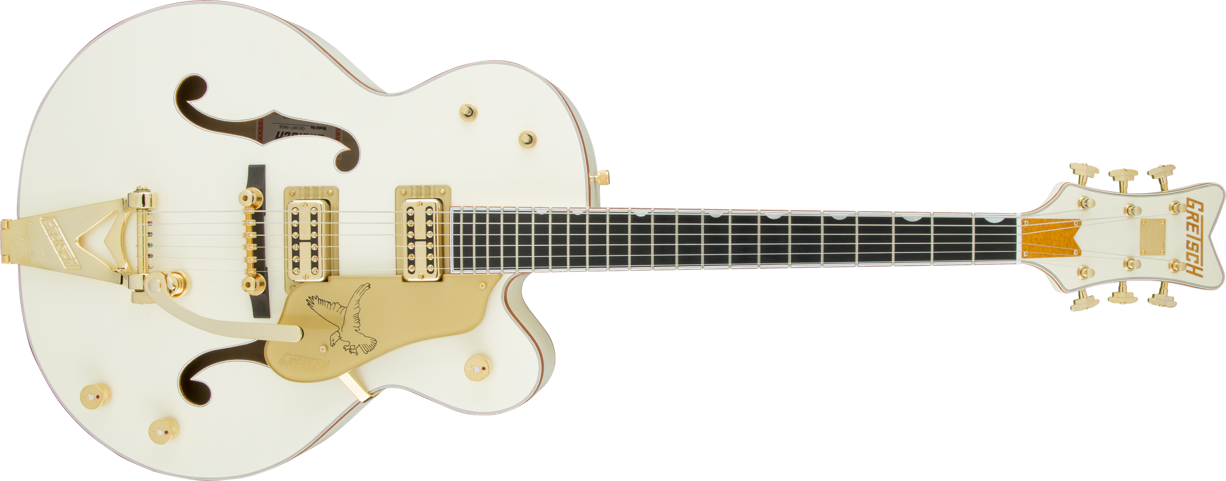 Gretsch G6136T-59 Vintage Select Edition '59 Falcon™ Hollow Body with Bigsby®, TV Jones®, Vintage White, Lacquer *Pre-Order Dec 25*