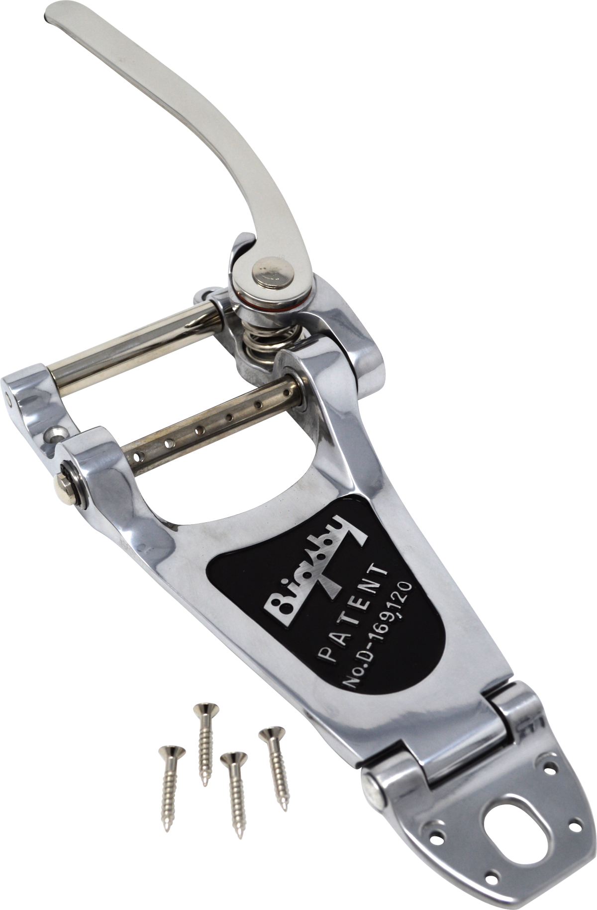 Bigsby Tailpiece B7, Polished Aluminum, String-Through