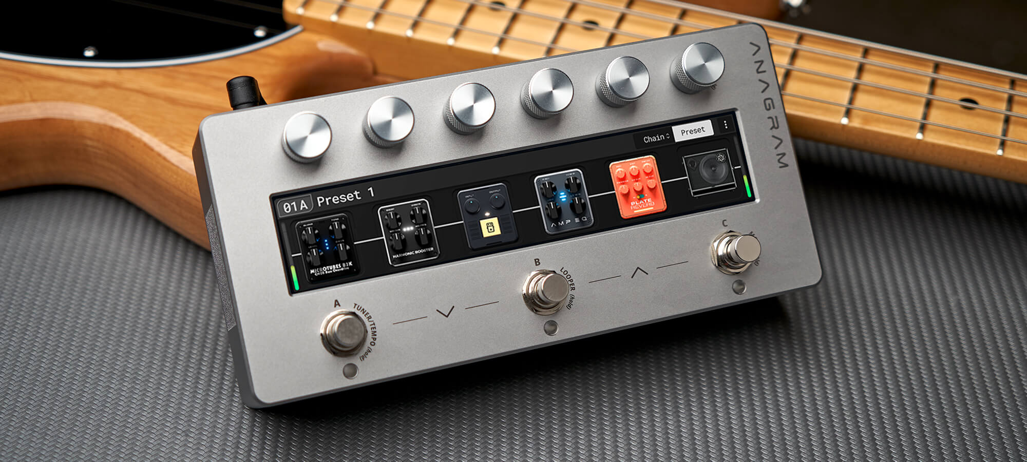 darkglass guitar pedal Darkglass Electronics Anagram Bass Multi-Effects Unit