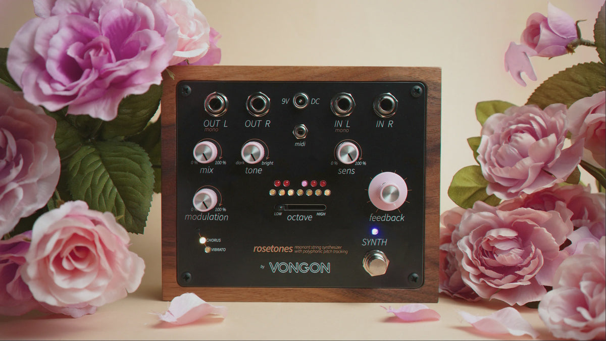 Vongon Rosetones - 12-voice Polyphonic Sympathetic Resonator Pedal