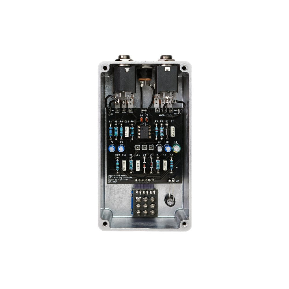Petla × DIY PEDALS OD4ABSSCM Coppersound Pedals DIY Cir-Kit Pedal Bundle - Hard Clip Distortion