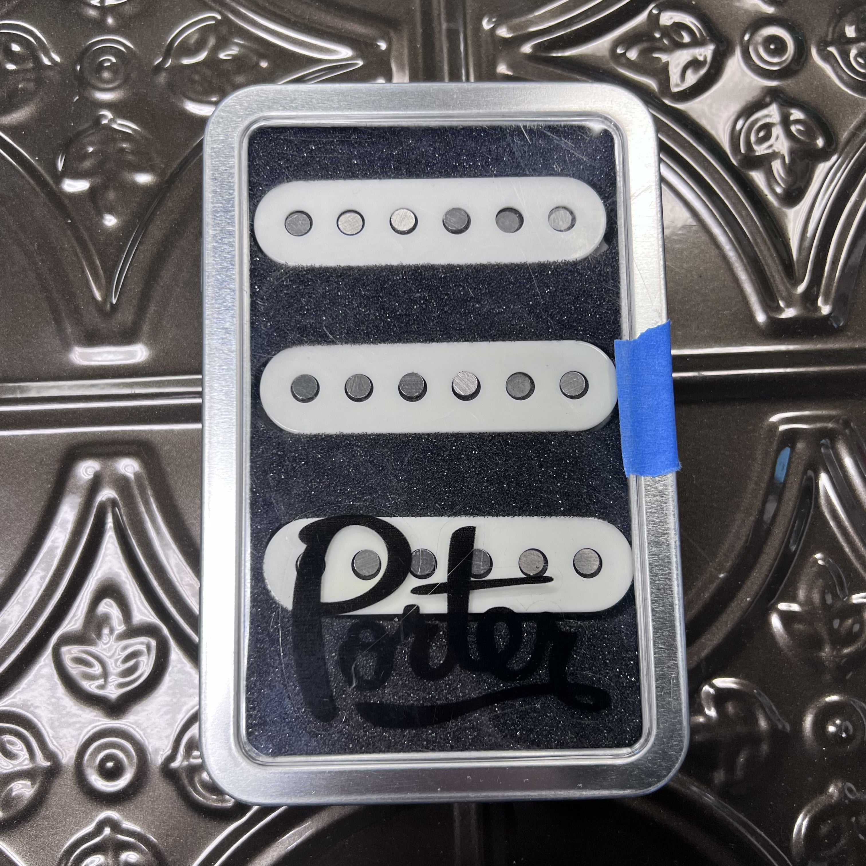 Used Porter Pickups 1960's Strat Pickup - Set of 3 - Parchment