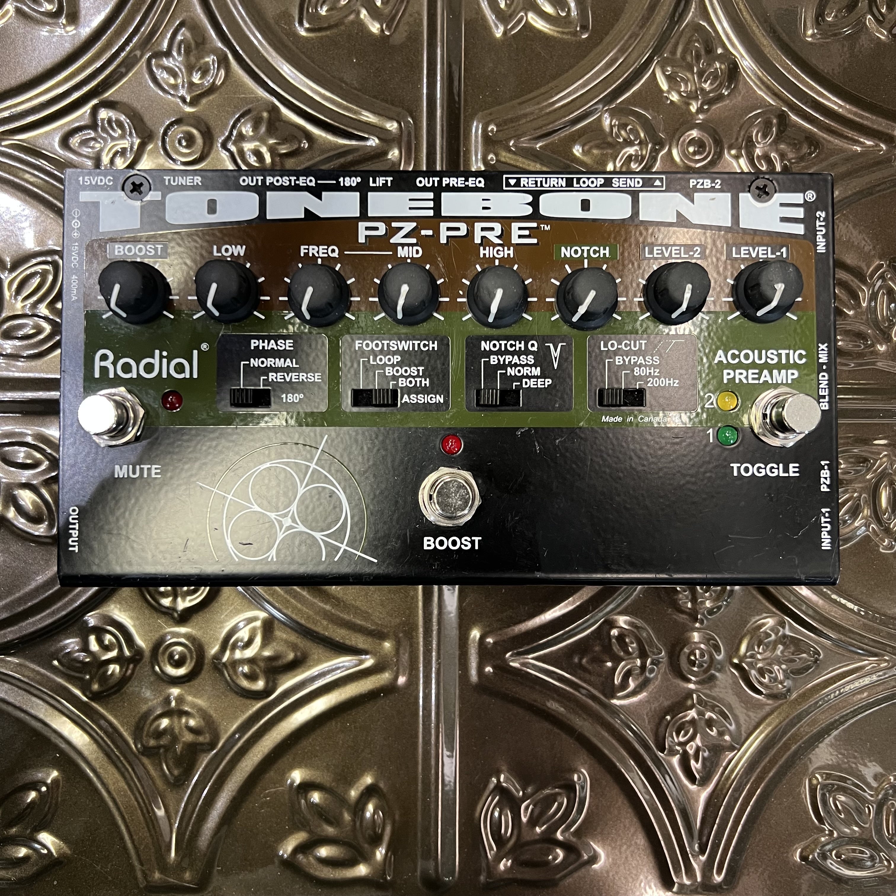 Used Radial Tonebone PZ-Pre Acoustic