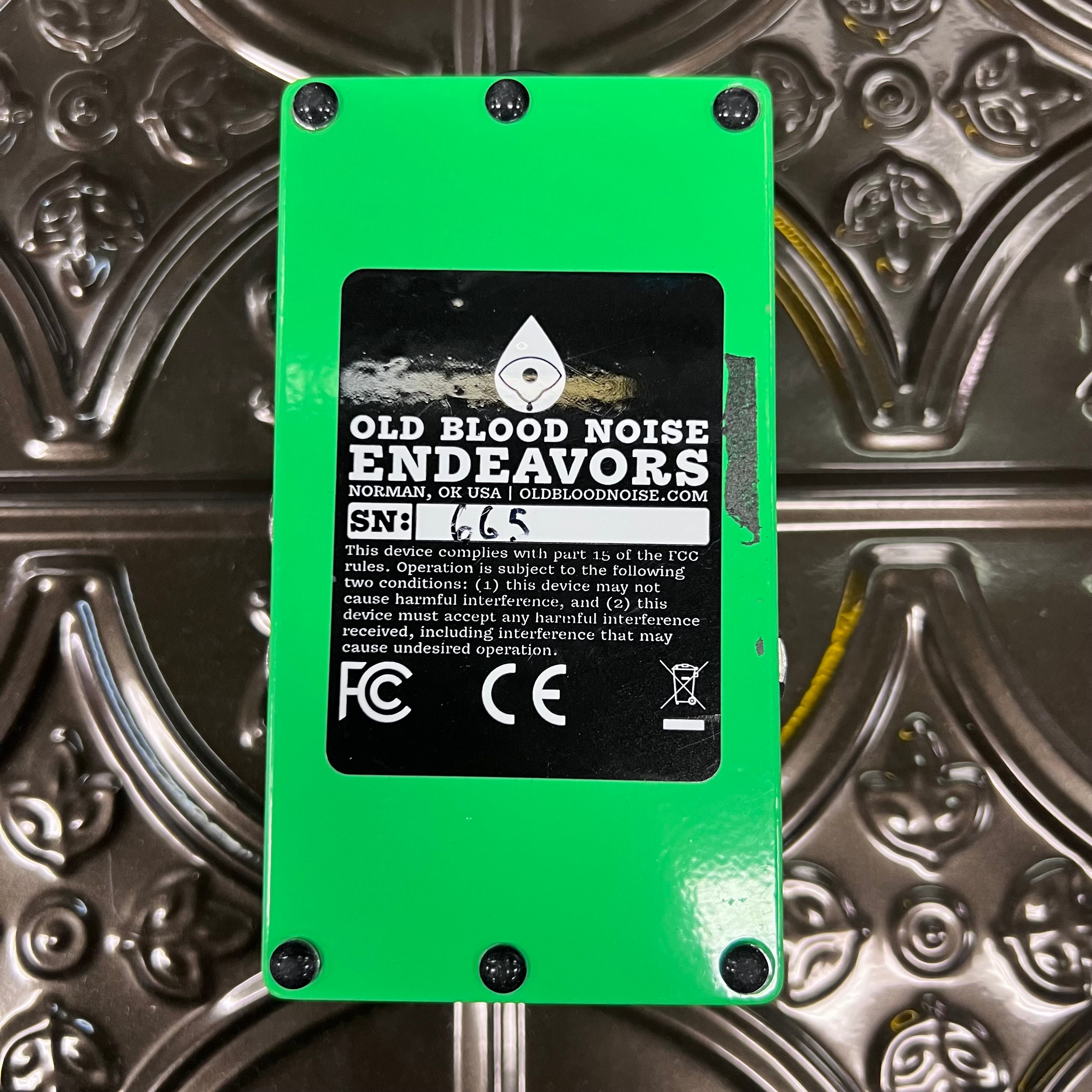 Used Old Blood Noise Endeavors Excess V2 - Custom Color Neon Green