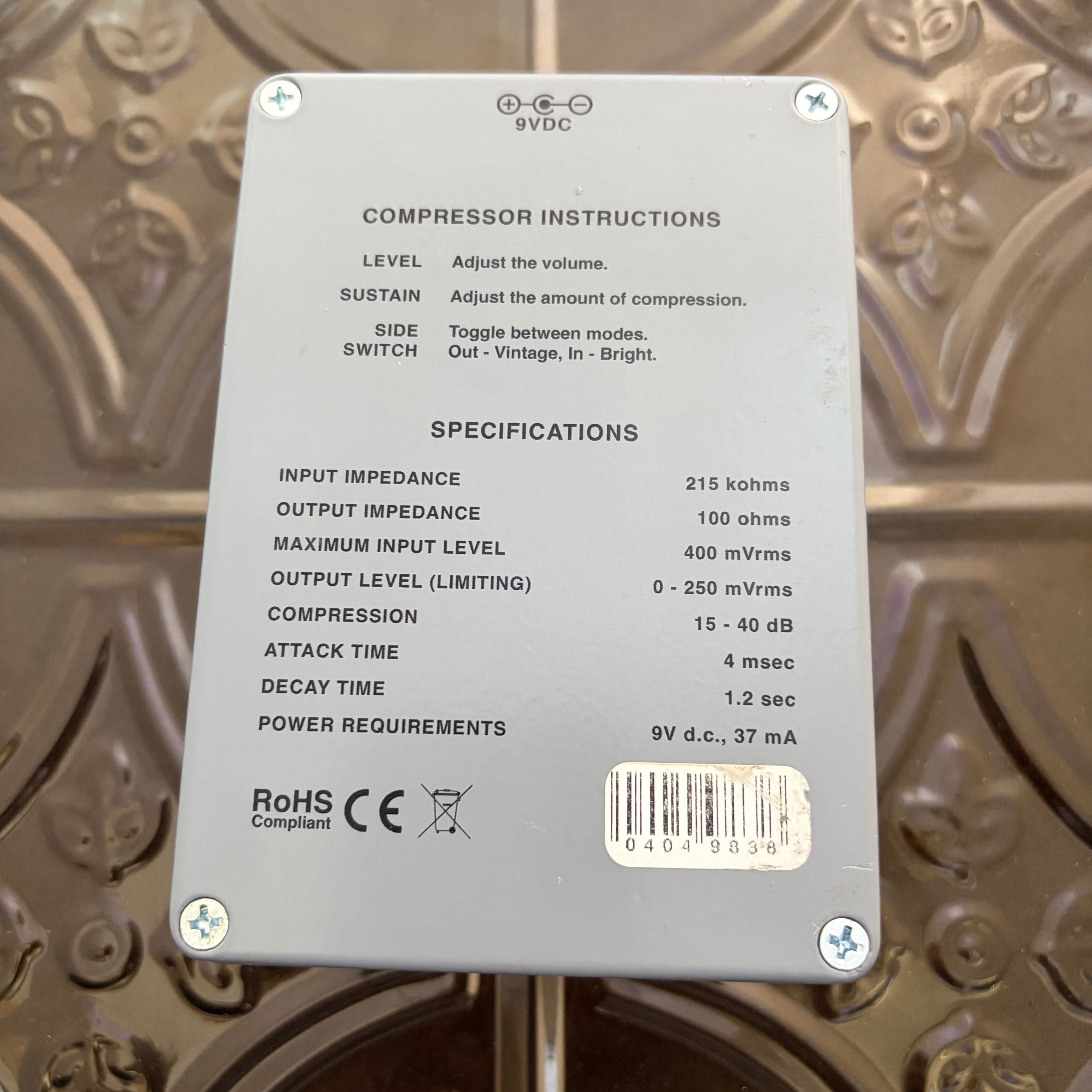 Used JHS Ross Compressor