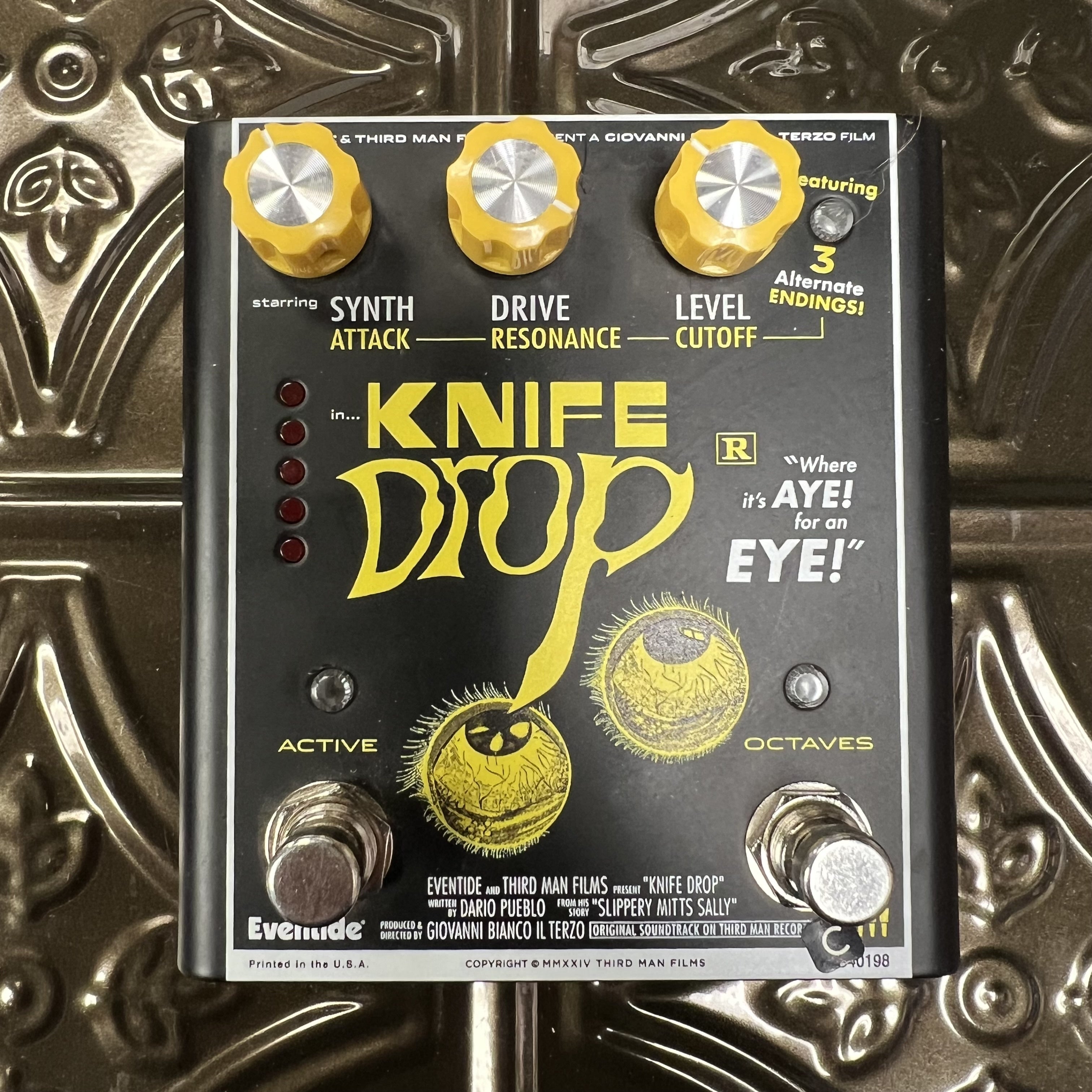Used Eventide Knife Drop Sub Octave Fuzz