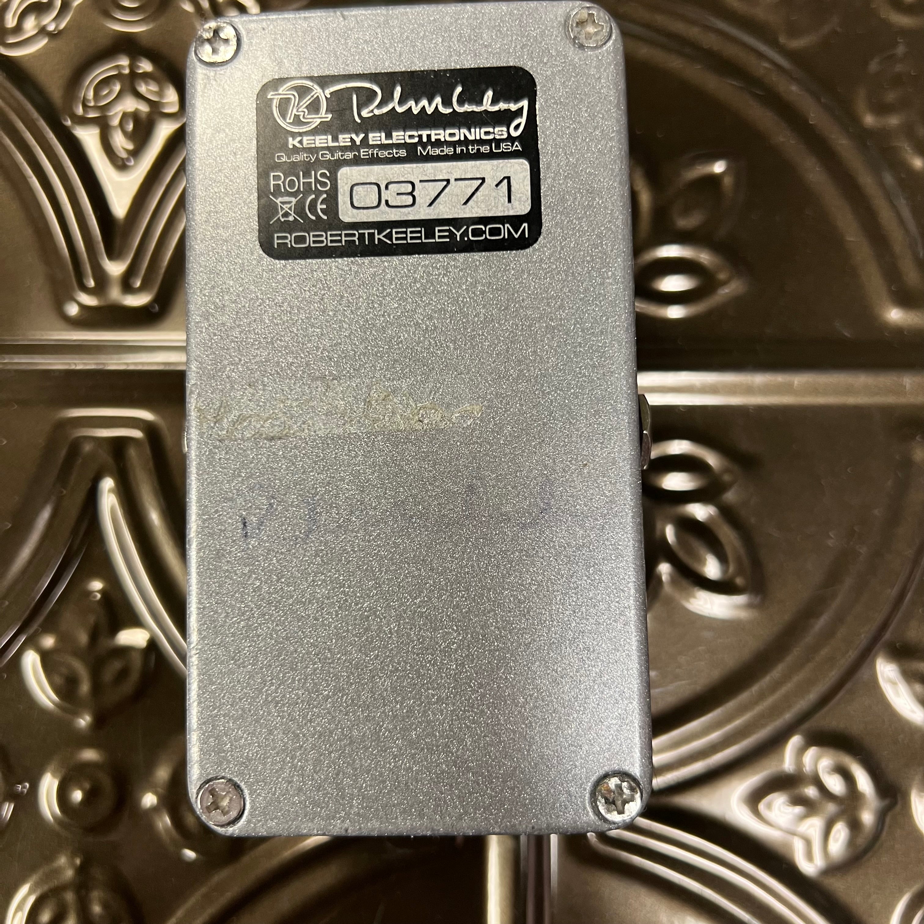 Keeley Electronics Bassist Compressor Silver Steel Used