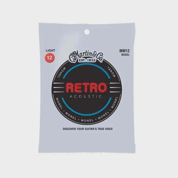 Martin Retro Acoustic Light 12-54 Guitar Strings