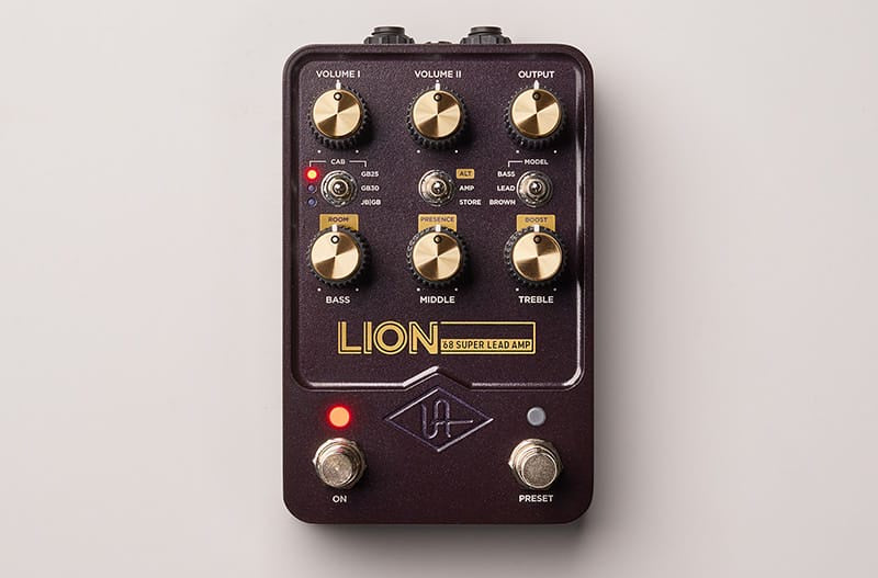 universal audio amp pedal Lion '68 Lead Color:Olive/Tan Mini Heimtrainer Test 2026 anfänger With the UAFX mobile