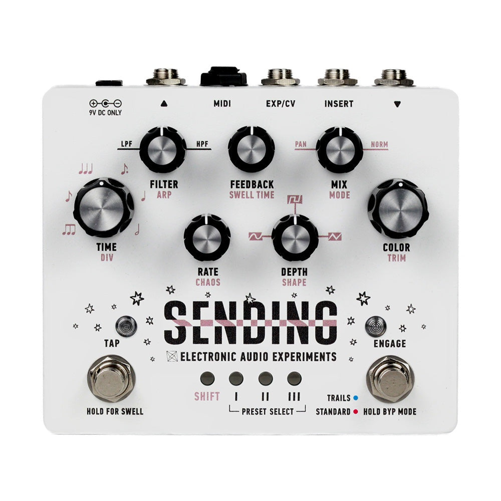 Electronic Audio Experiments Sending V2 Analog Delay - Limited Edition White