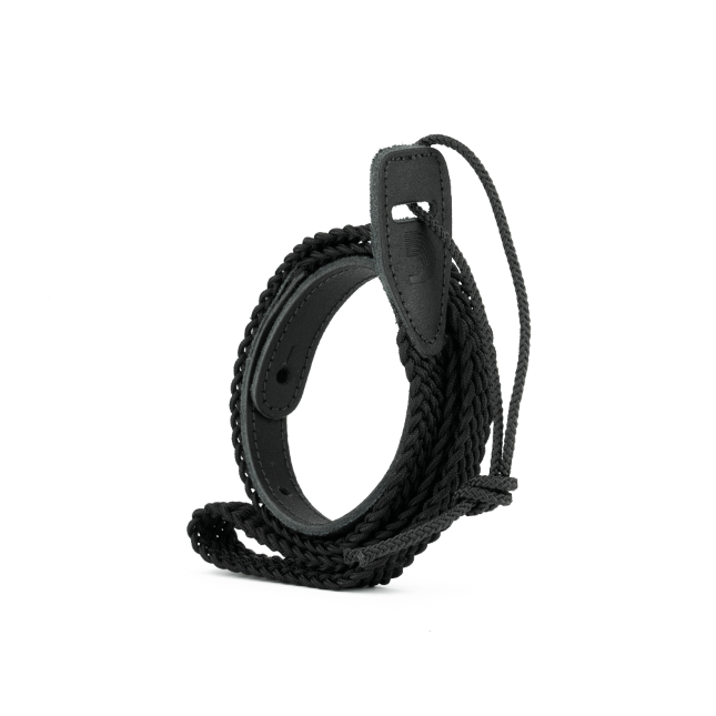 D'Addario Mandolin Strap Braided Black