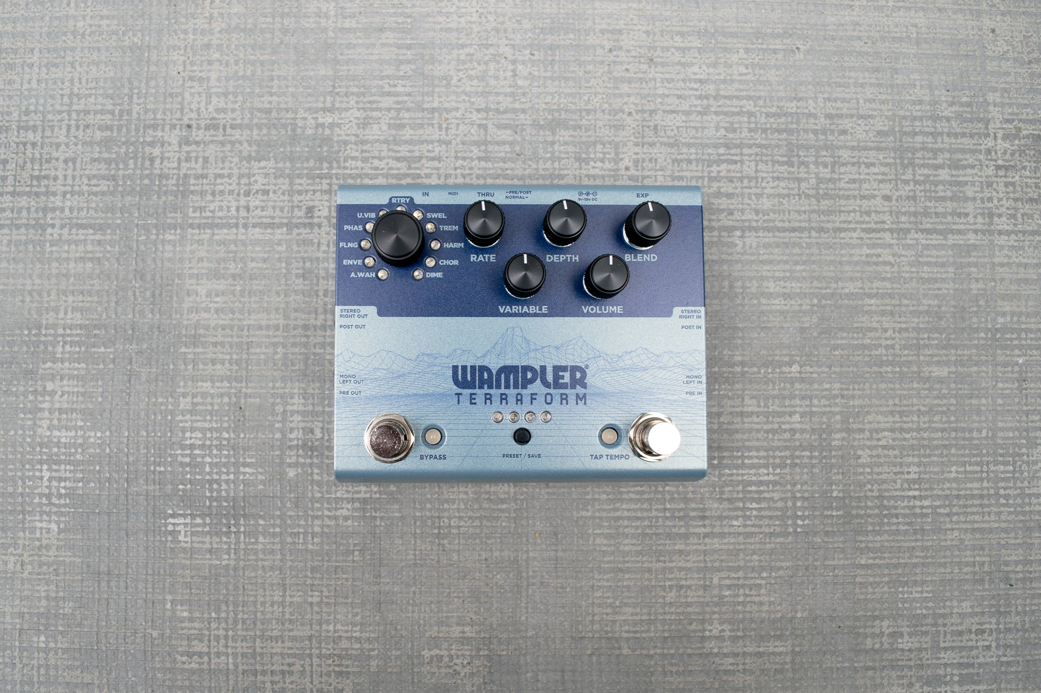 Wampler Terraform Modulation Multi Effect Pedal