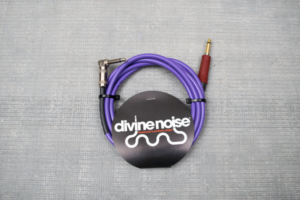 Divine Noise 10ft Purple Straight Silent, Right Angle