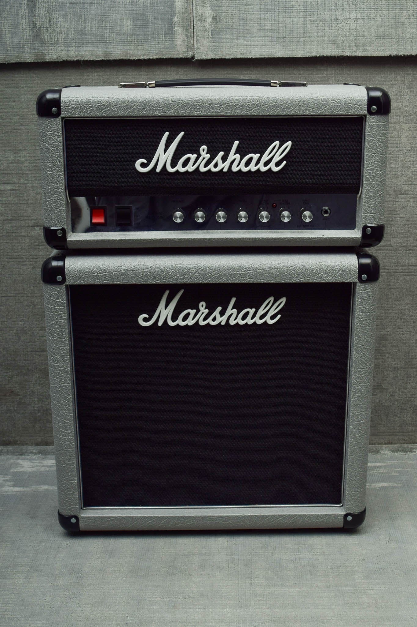 Used Marshall Silver Jubilee 2525H Head & Matching 1x12 Cab