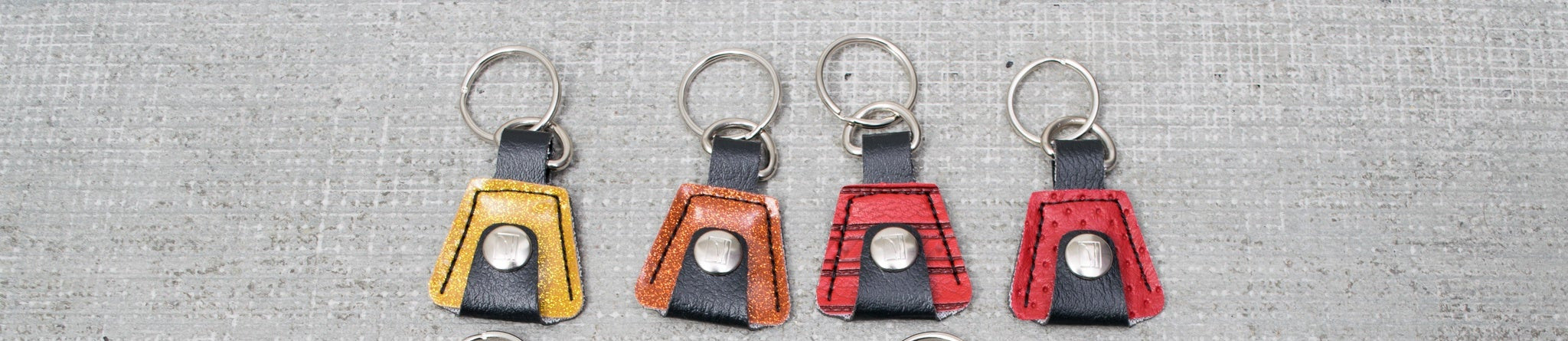Couch Guitar Straps Key Chain Pick Holder - Assorted