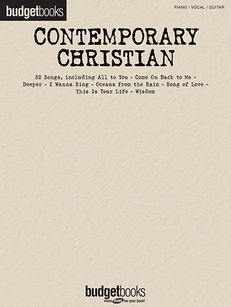 Contemporary Christian Budget book