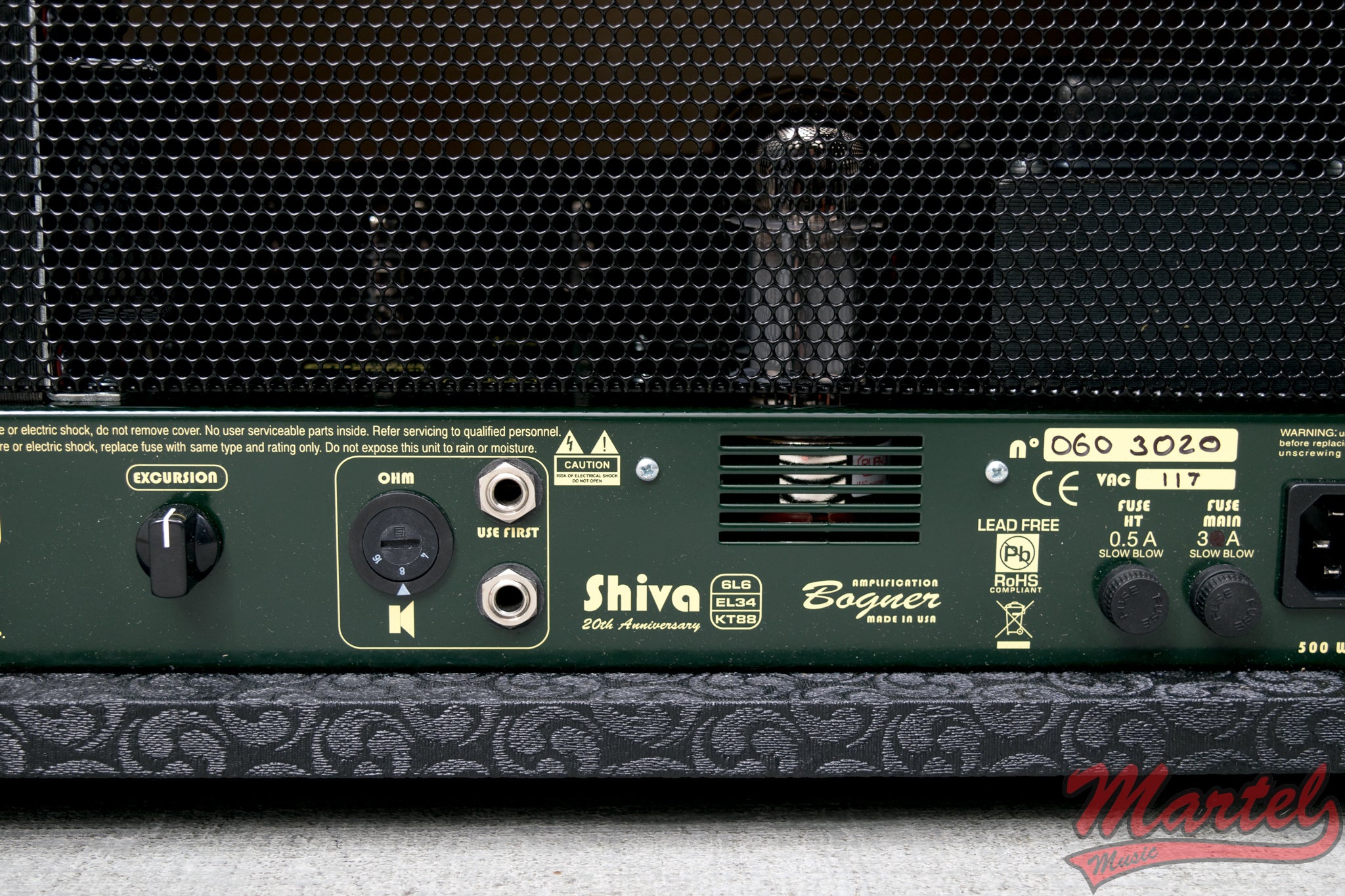 Bogner Shiva Head - 20th Anniversary Model - KT88