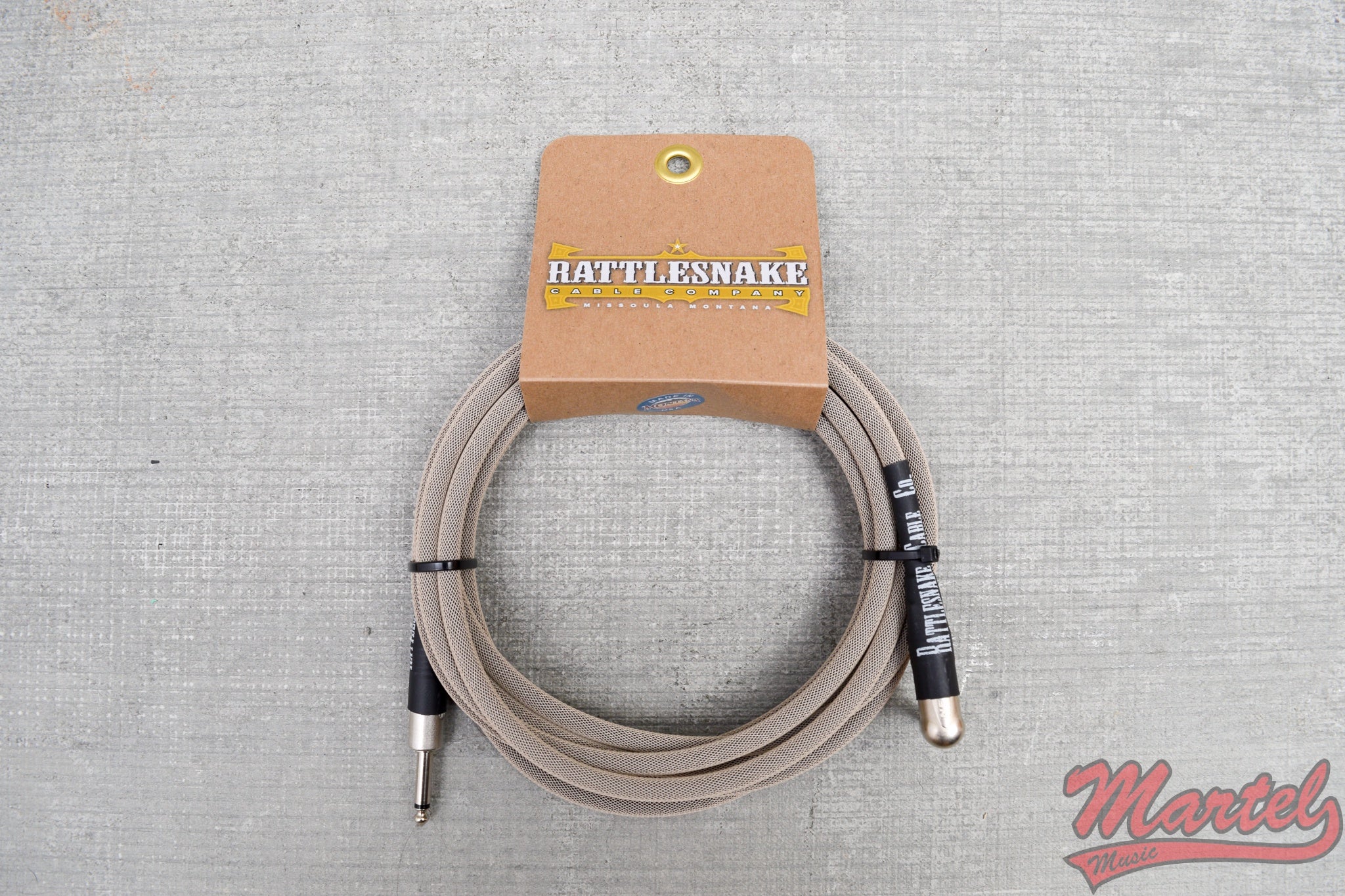 Rattlesnake Cable 15' Standard in Dirty Tweed Mixed Plugs