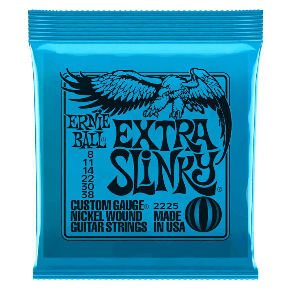 Ernie Ball Extra Slinky Nickel Wound Electric Guitar Strings .8-38