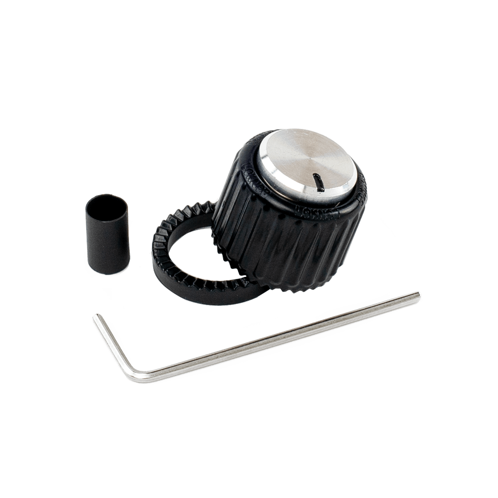 D'Addario LokNob Large - Black/Silver