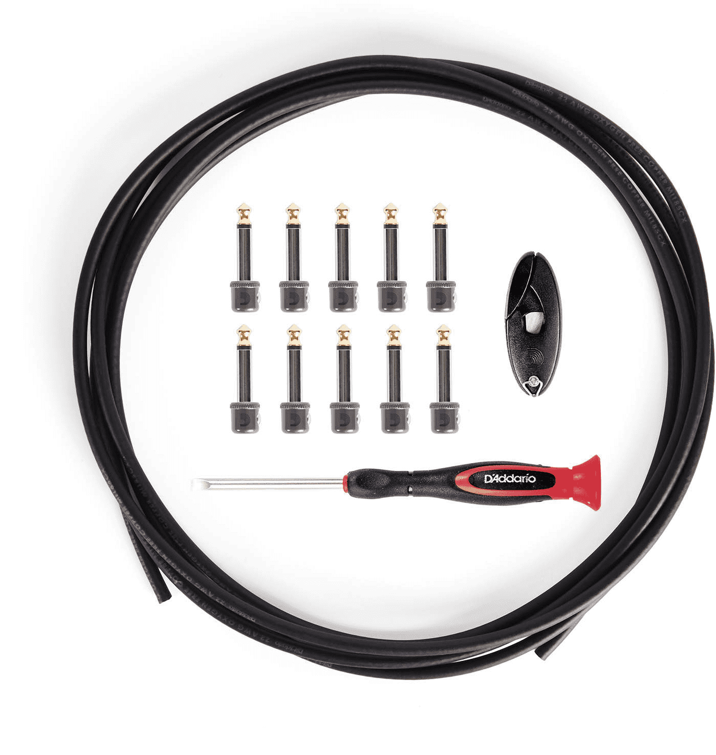 D'Addario DIY Solderless Cable Kit with Mini Plugs