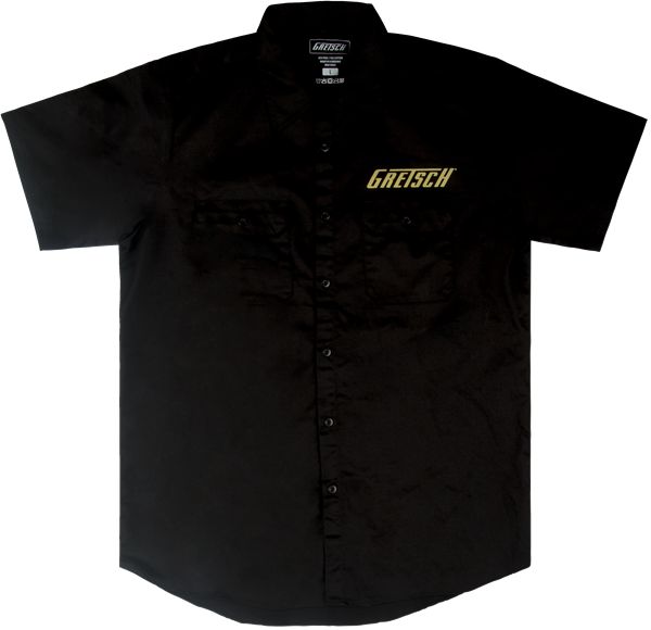Gretsch® Pro Series Workshirt, Black, XL